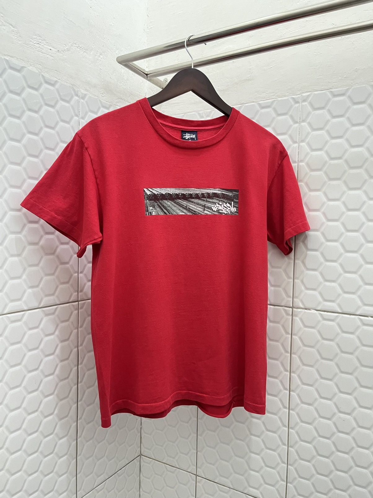Stussy × Vintage Vintage Stussy x Eric Haze Grafitti Tee Size US M / EU 48-50 / 2 - 2 Thumbnail