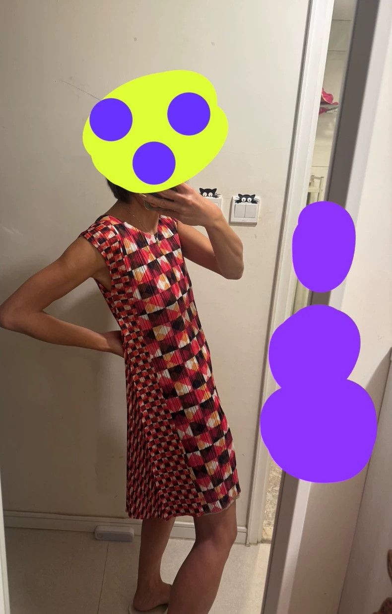 Issey Miyake Issey Miyake size:3 Mosaic dress Size S / US 4 / IT 40 - 9 Thumbnail