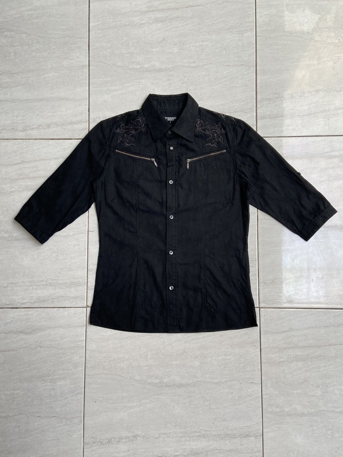 Tornado Mart TORNADO MART Black Shirt Size US S / EU 44-46 / 1 - 1 Thumbnail