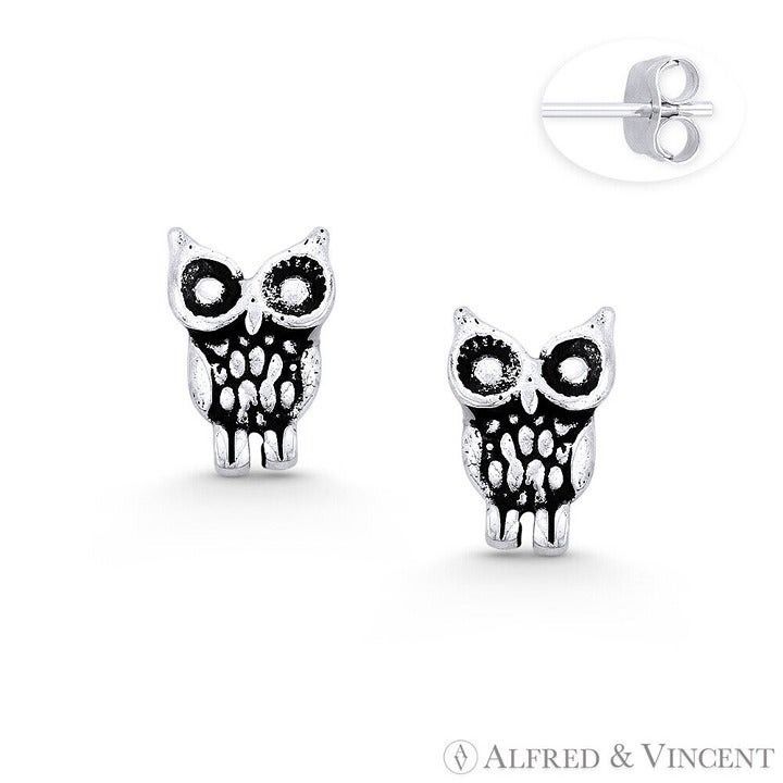 Other Perched Owl Animal Charm Stud Earrings Size ONE SIZE - 1 Preview