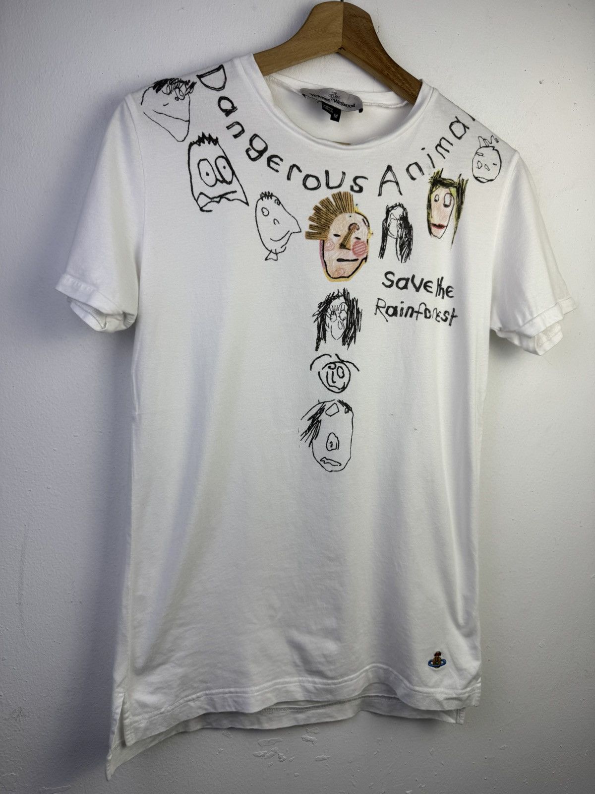 Vivienne Westwood Vivienne Westwood T-shirt White Graphic Pattern Size M / US 6-8 / IT 42-44 - 2 Thumbnail