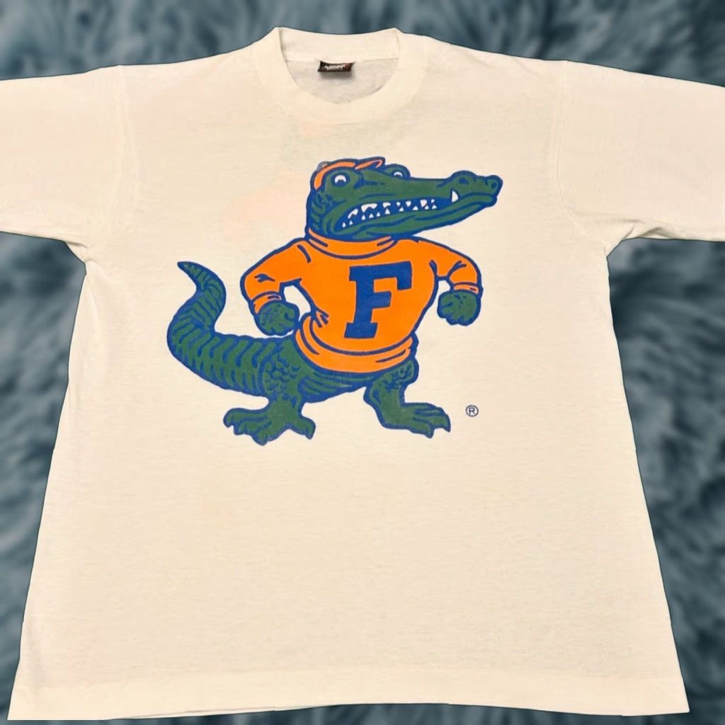 Vintage VINTAGE Florida Gators VTG Double-Sided Shirt Mens L University Of Florida 90s T-Shirt White 1990s Mens Size US L / EU 52-54 / 3 - 1 Thumbnail