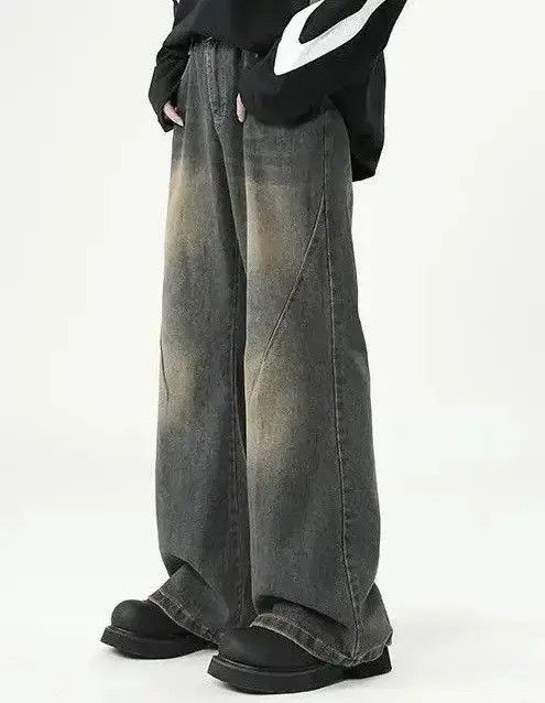 Japanese Brand Vintage Loose Straight Distressed jeans Size US 28 / EU 44 - 4 Thumbnail