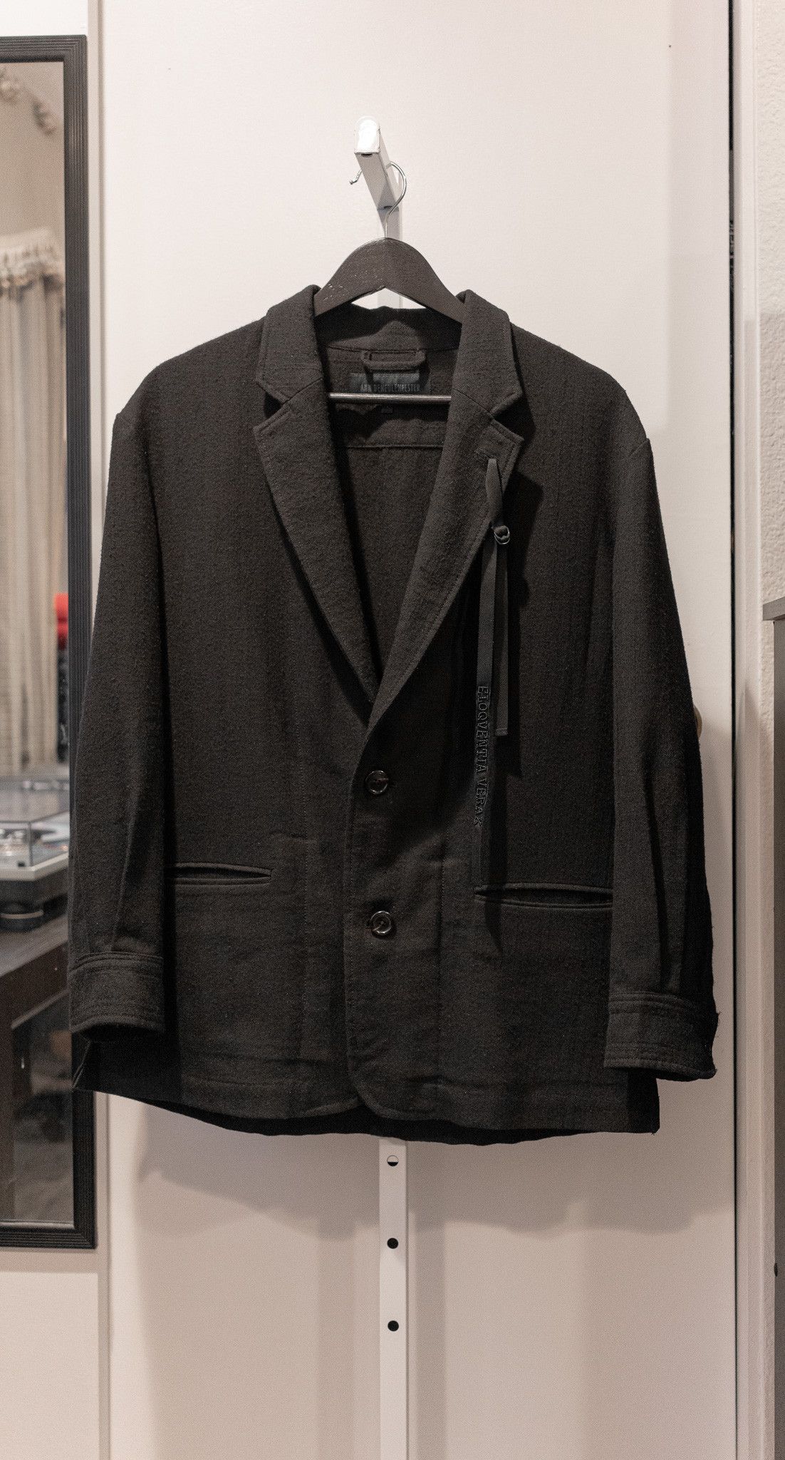 Ann Demeulemeester Very rare 2006AW scale asymmetrical tailored jacket  archive | Grailed