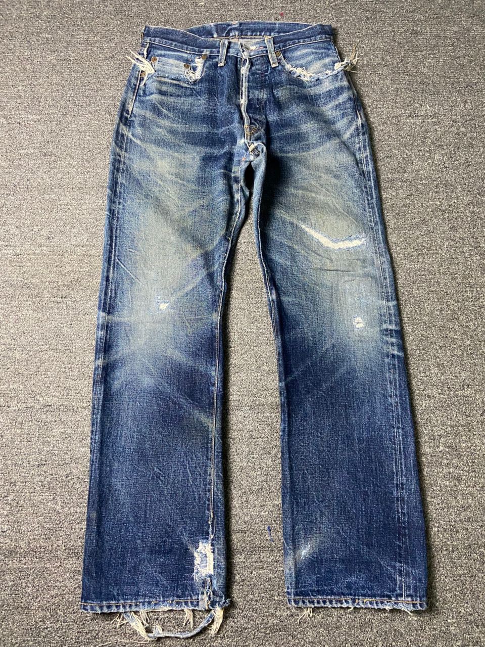 Denime Vintage DENIME Distressed Denim Jeans (137) Size US 29 - 1 Thumbnail
