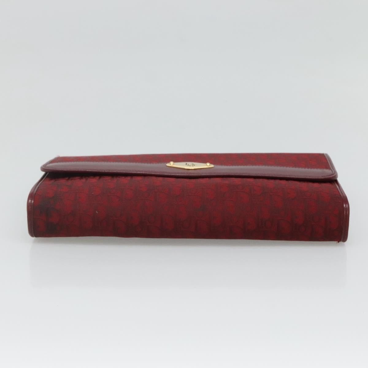 Dior DIOR Trotter Canvas Chain Shoulder Bag Red Gold Size ONE SIZE - 9 Thumbnail