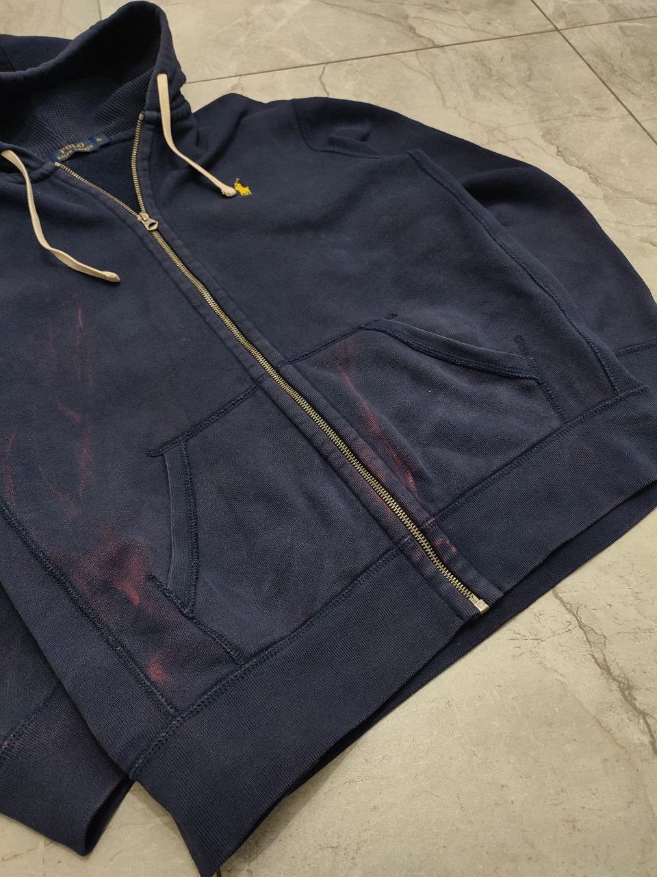 Polo Ralph Lauren Polo Ralph Lauren full zip hoodie sweatshirt navy XL size Size US XL / EU 56 / 4 - 5 Thumbnail