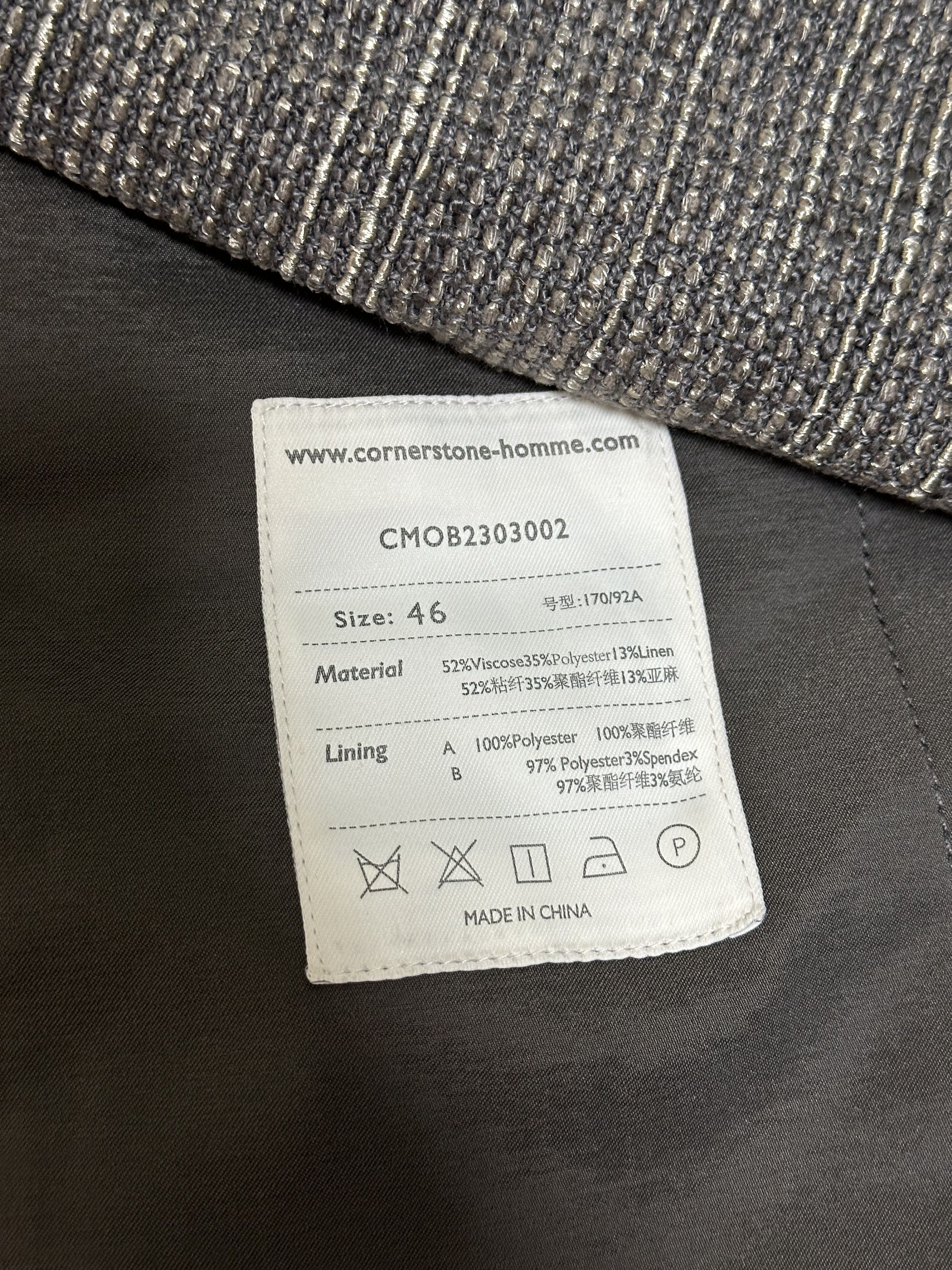 Corter Leather Cornerstone houndstooth coat trench coat Size US S / EU 44-46 / 1 - 8 Thumbnail