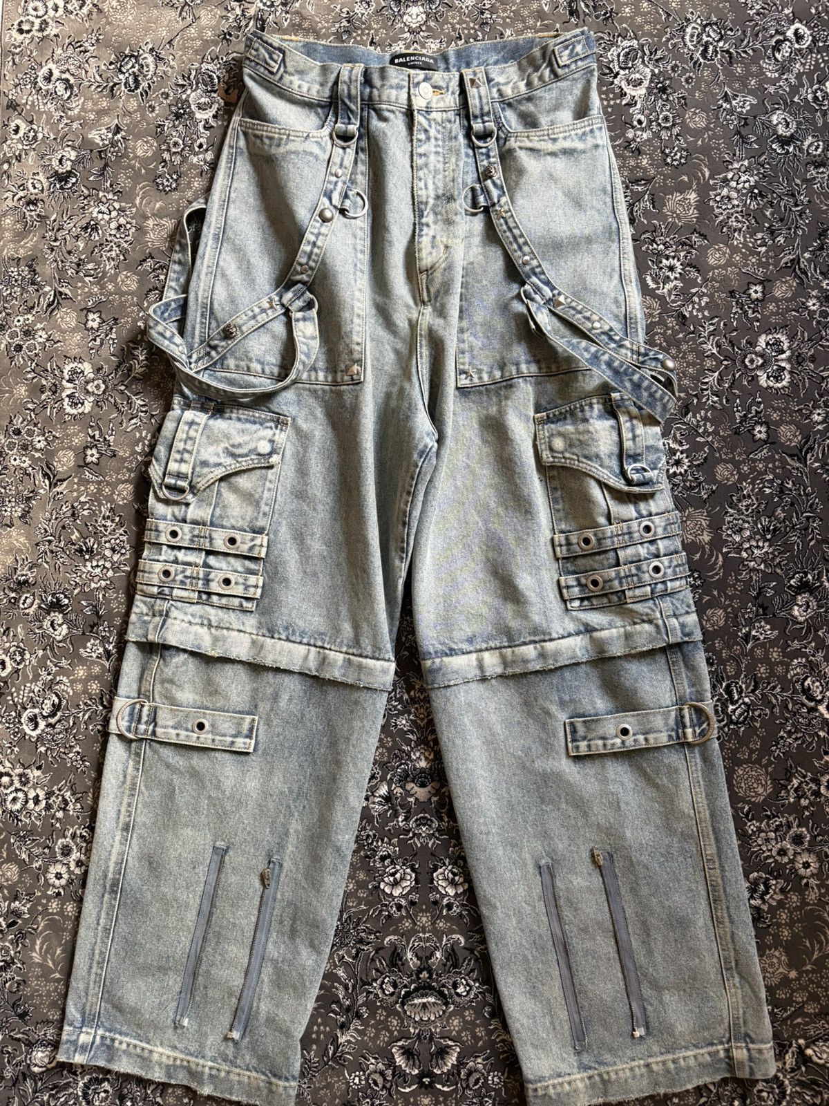 Balenciaga Balenciaga SS22 Raver Jeans Size US 31 - 1 Thumbnail