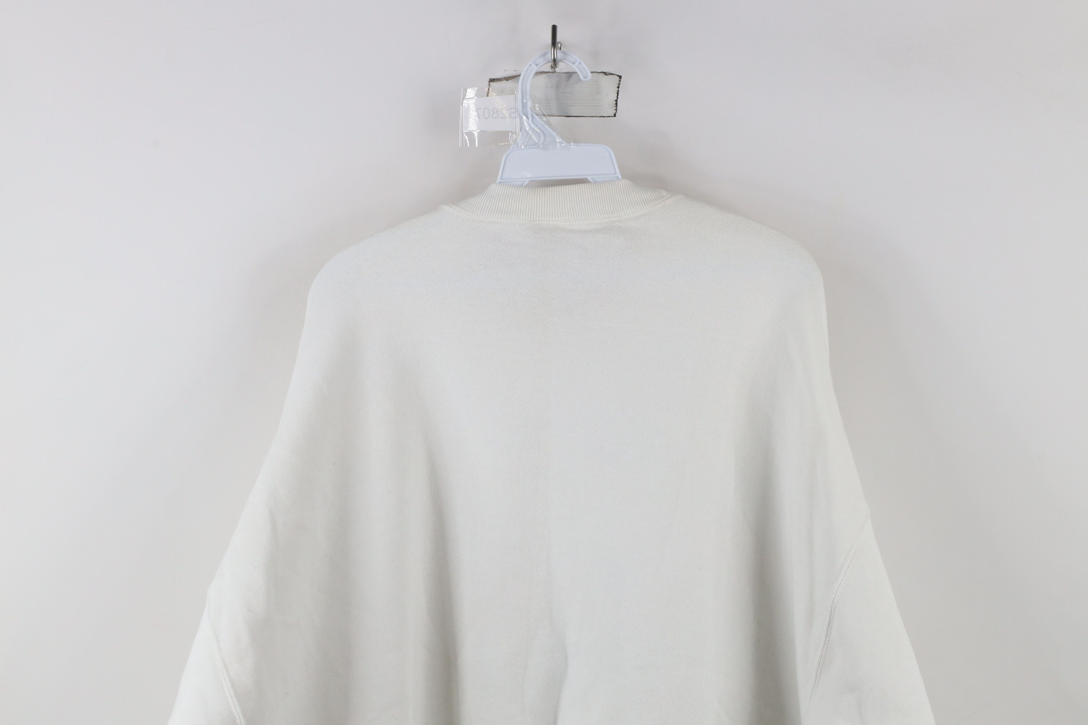 Vintage Vintage 90s Streetwear Heavyweight Crewneck Sweatshirt White Size ONE SIZE - 10 Thumbnail