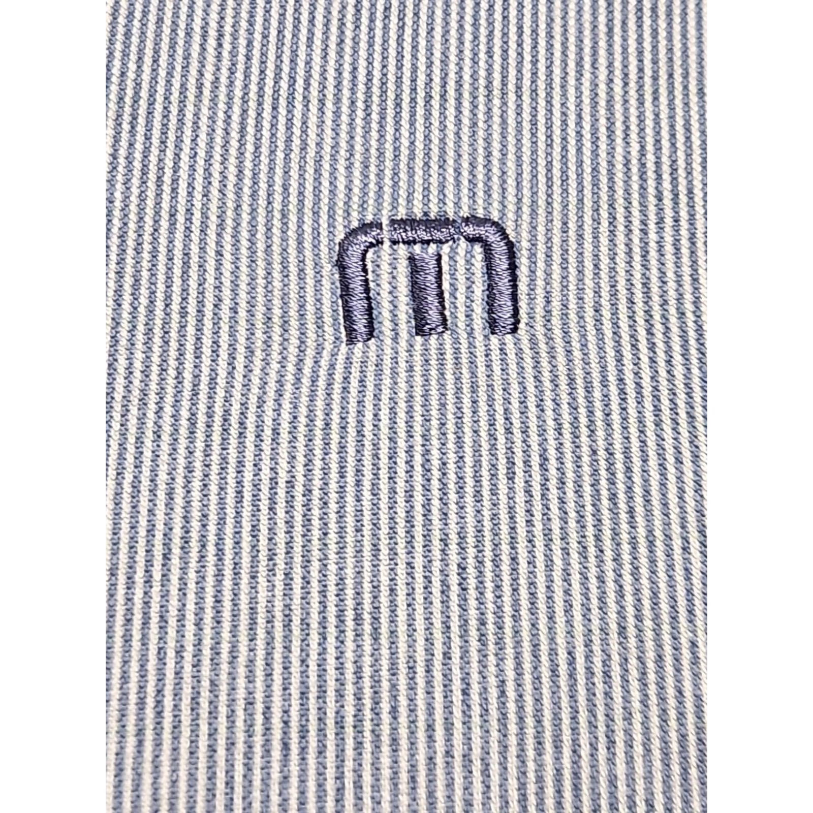 TravisMathew Travis Mathew Men’s Polo Golf Shirt Size M Blue Striped Short Sleeve Polo Shirt Mens Golf Shirt Size US M / EU 48-50 / 2 - 4 Thumbnail
