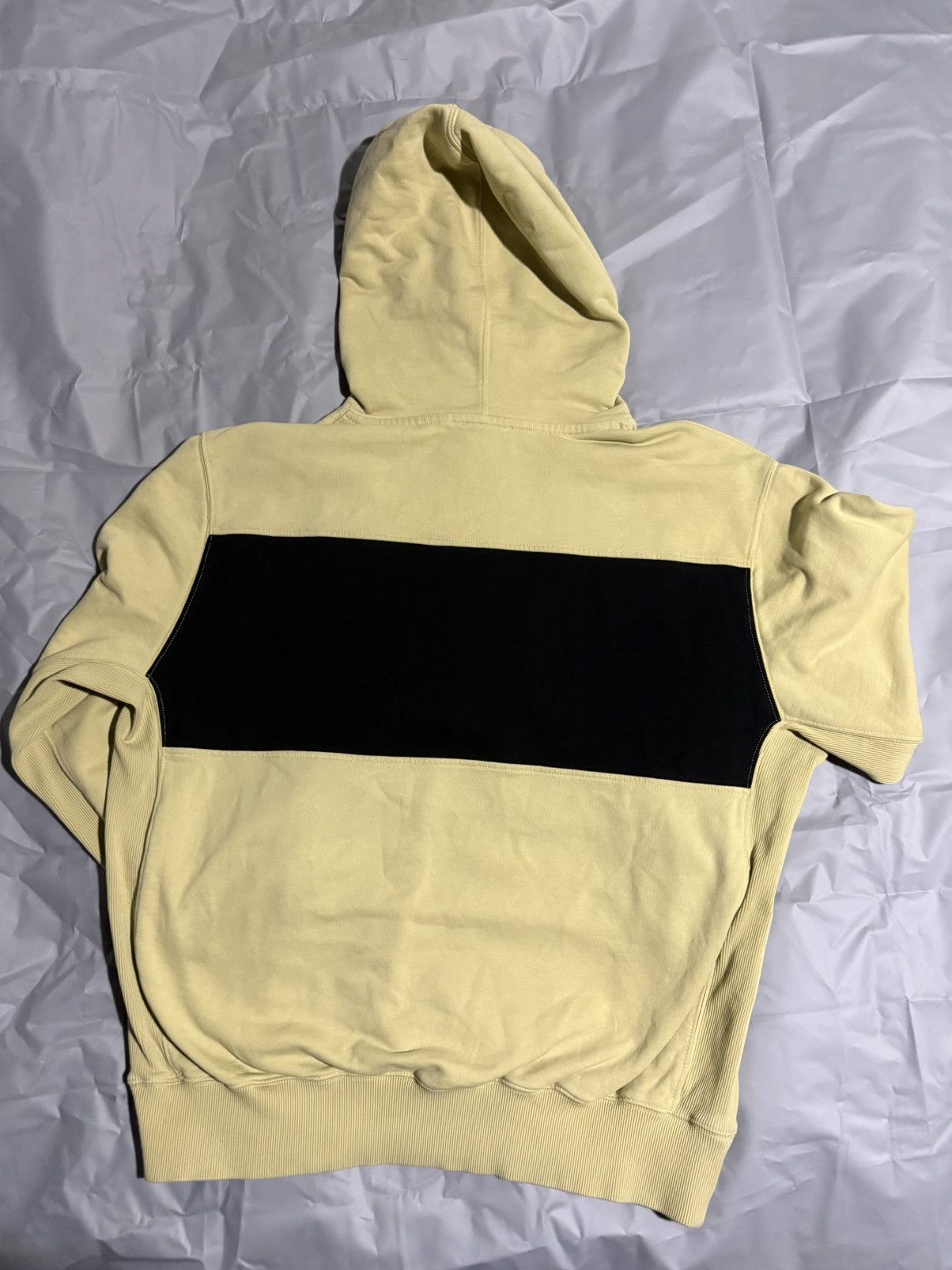 Helmut Lang Helmut Lang Logo Hoodie Cream Black Size US XL / EU 56 / 4 - 2 Thumbnail