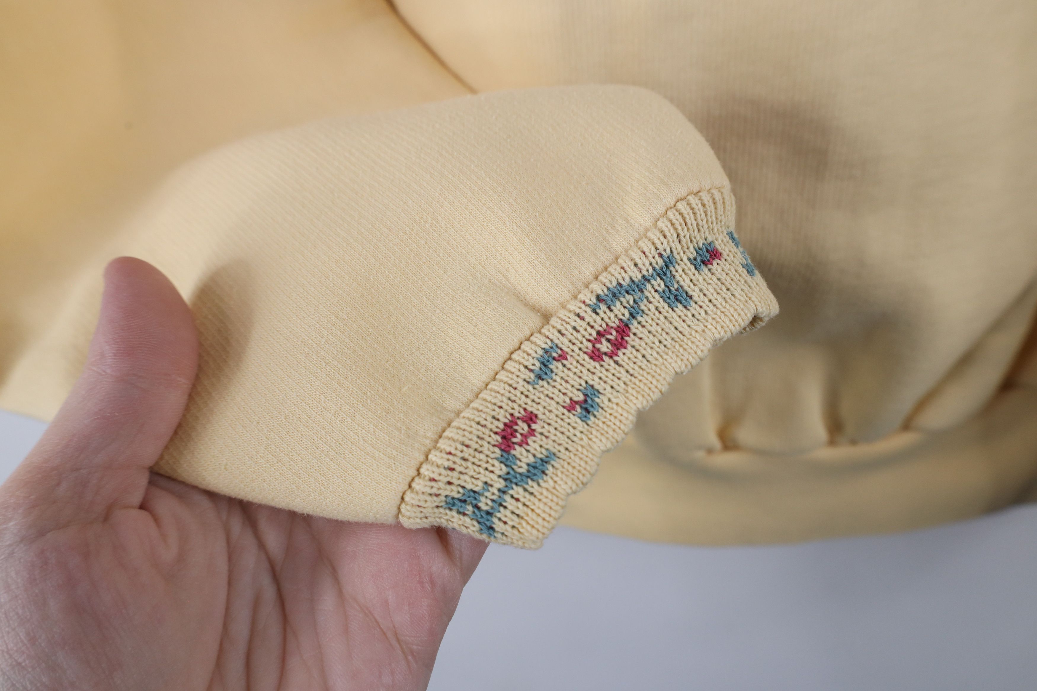 Vintage Vintage 90s Country Primitive Flower Sweatshirt Yellow Size L / US 10 / IT 46 - 6 Thumbnail