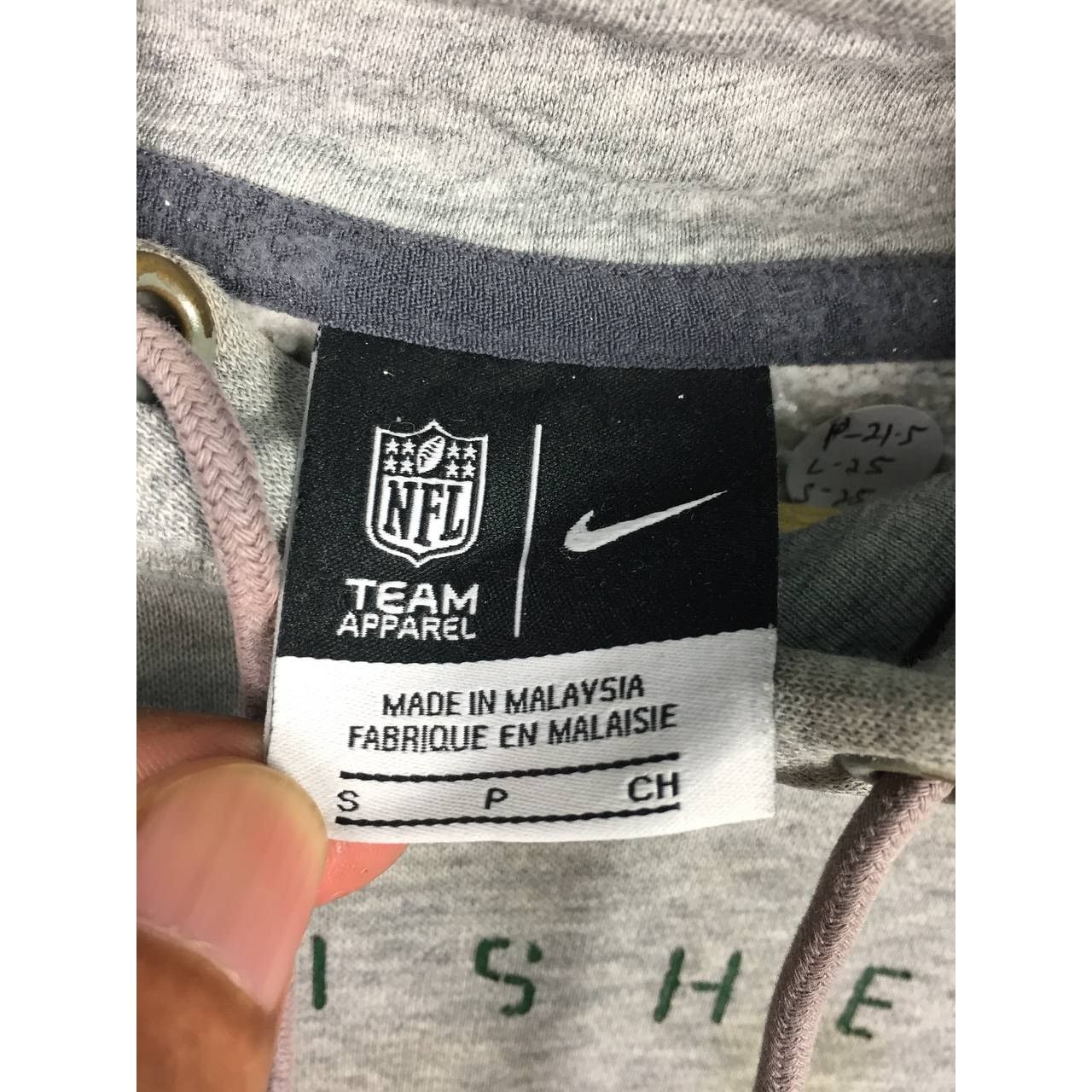 NFL × Nike × Sports Specialties Nike NLF Team Apparel Green Bay Packers Spell Out Hoodie Size US S / EU 44-46 / 1 - 23 Thumbnail