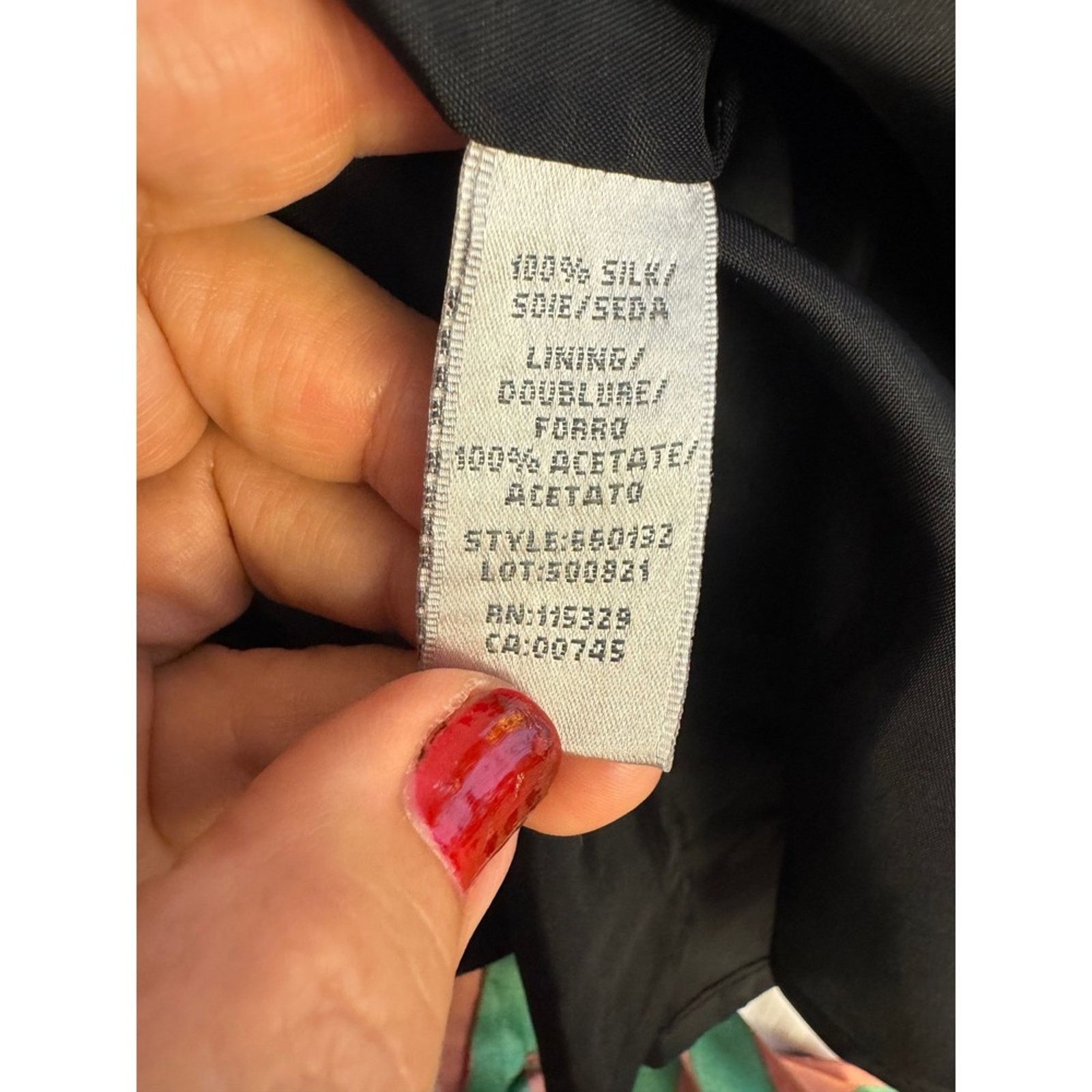 Badgley Mischka Badgley Mischka Black 100% Silk Dress Cocktail Party Career Size S / US 4 / IT 40 - 4 Thumbnail