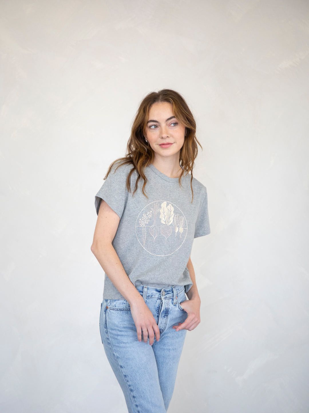 The Unbranded Brand Garden T-Shirt, Veggie Shirt, Screen Printed T Shirt Size M / US 6-8 / IT 42-44 - 1 Thumbnail