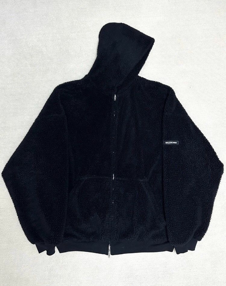 Balenciaga Balenciaga 23fw Sleeve Badge Hoodie Coat - DMC Size US XL / EU 56 / 4 - 1 Thumbnail