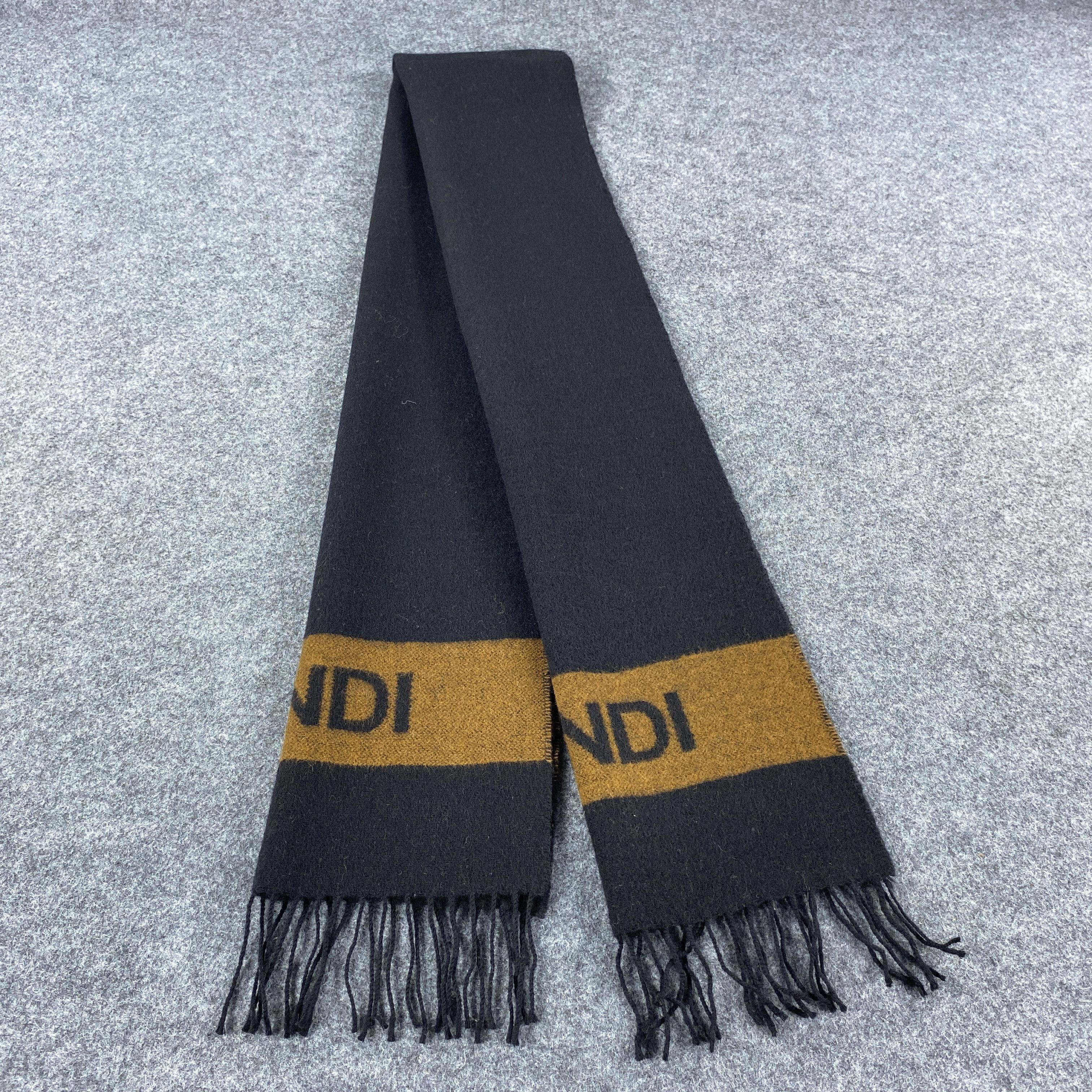 Fendi × Vintage GF10417 Fendi Scarf Neck Wear Muffler Size ONE SIZE - 1 Thumbnail