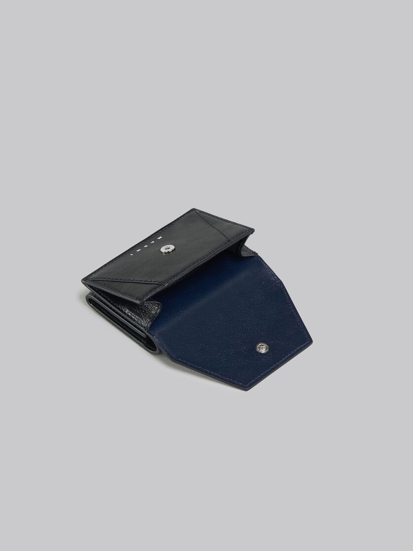 Marni o1f1d3z0525 Size: OS / Leather Tri-Fold Wallet in Blue/Blue Size ONE SIZE - 5 Thumbnail
