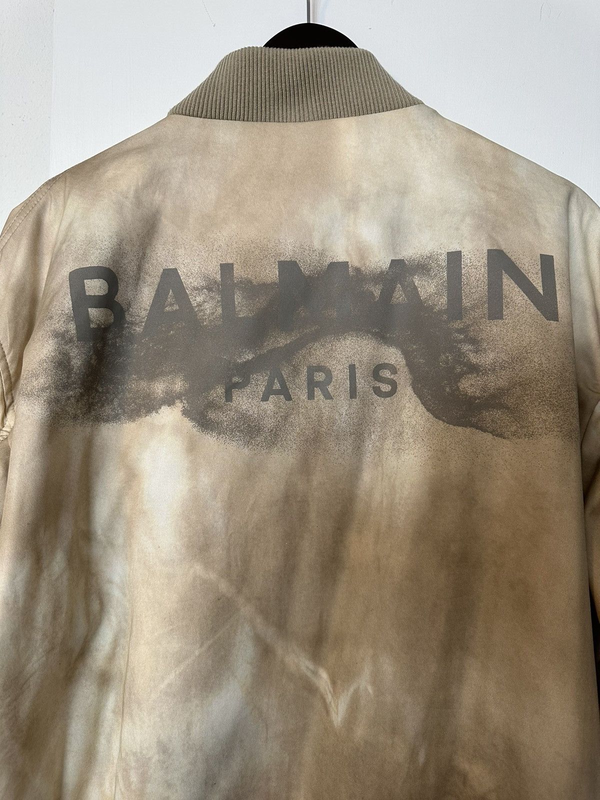 Balmain Bomber Oversized Zip Jacket