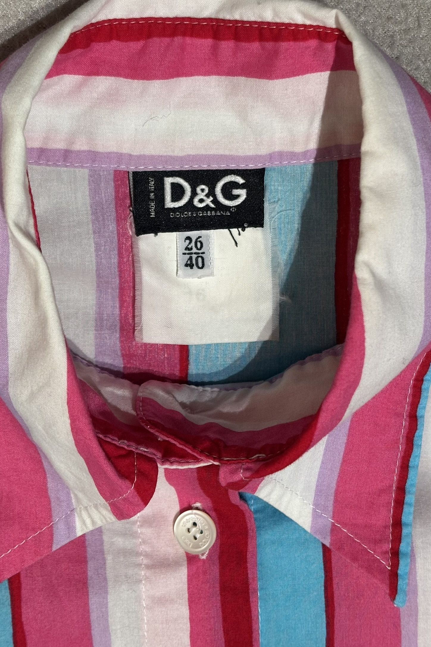 Dolce & Gabbana Dolce Gabbana shirt stripes Multicolor size 40 Size S / US 4 / IT 40 - 13 Thumbnail