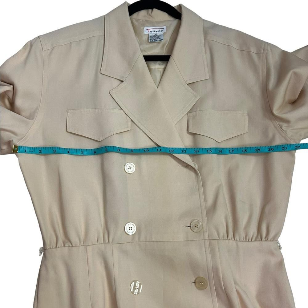 Designer Talbots l Vintage Wool Lightweight Trench Coat Size 16 Size XXL / US 16-18 / IT 52-54 - 5 Thumbnail