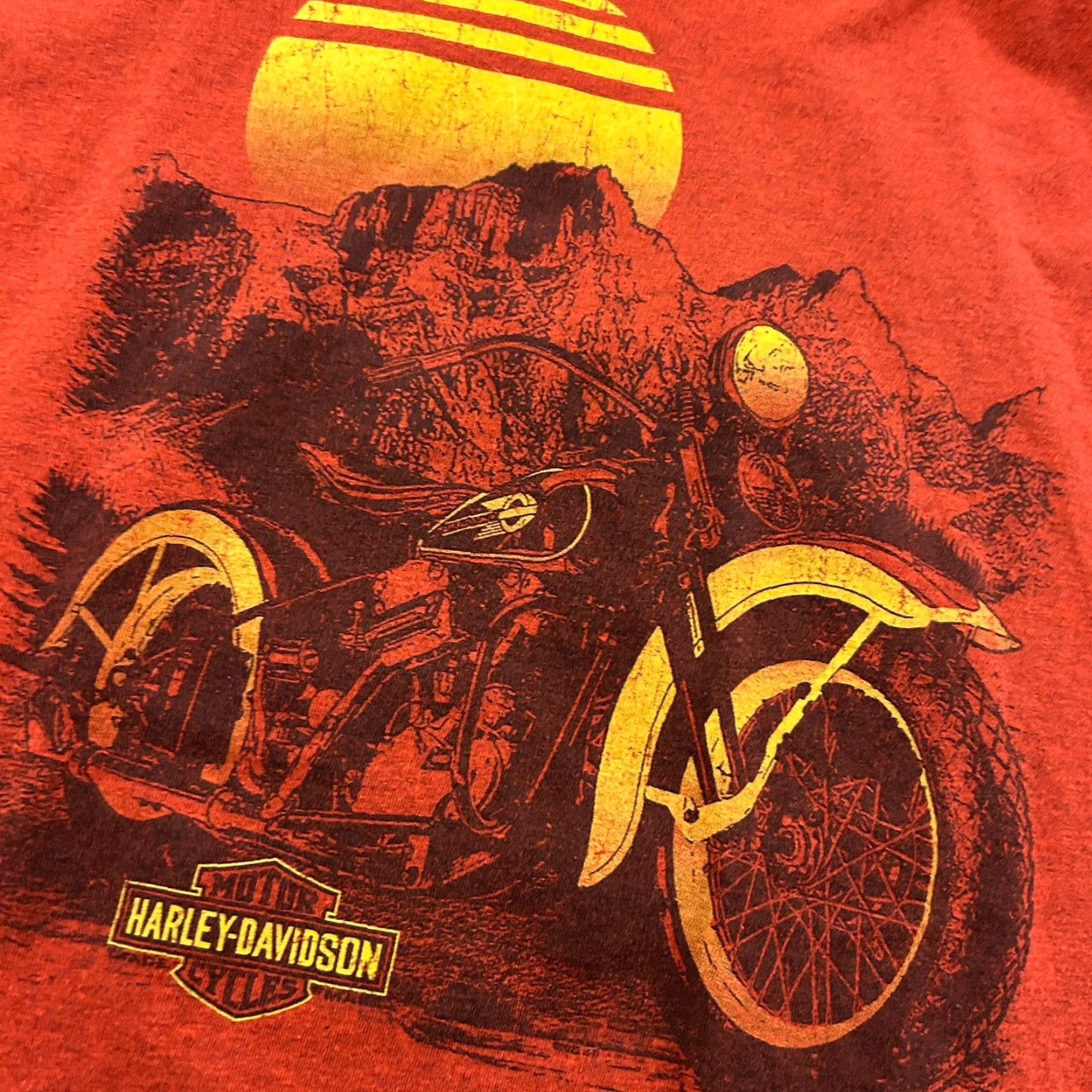 Harley Davidson Harley-Davidson T-Shirt Scottsdale AZ Short Sleeve Men 2XL Orange Size US XXL / EU 58 / 5 - 3 Thumbnail