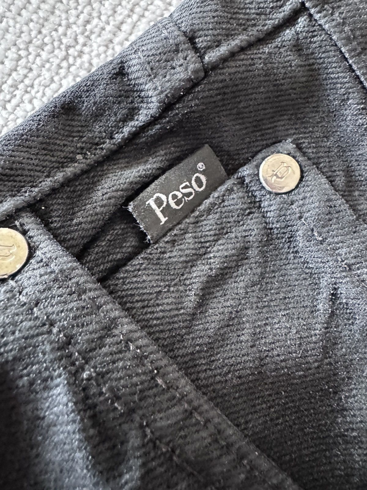 Peso Peso Baggy Denim „Waxed“ Size US 30 / EU 46 - 5 Thumbnail