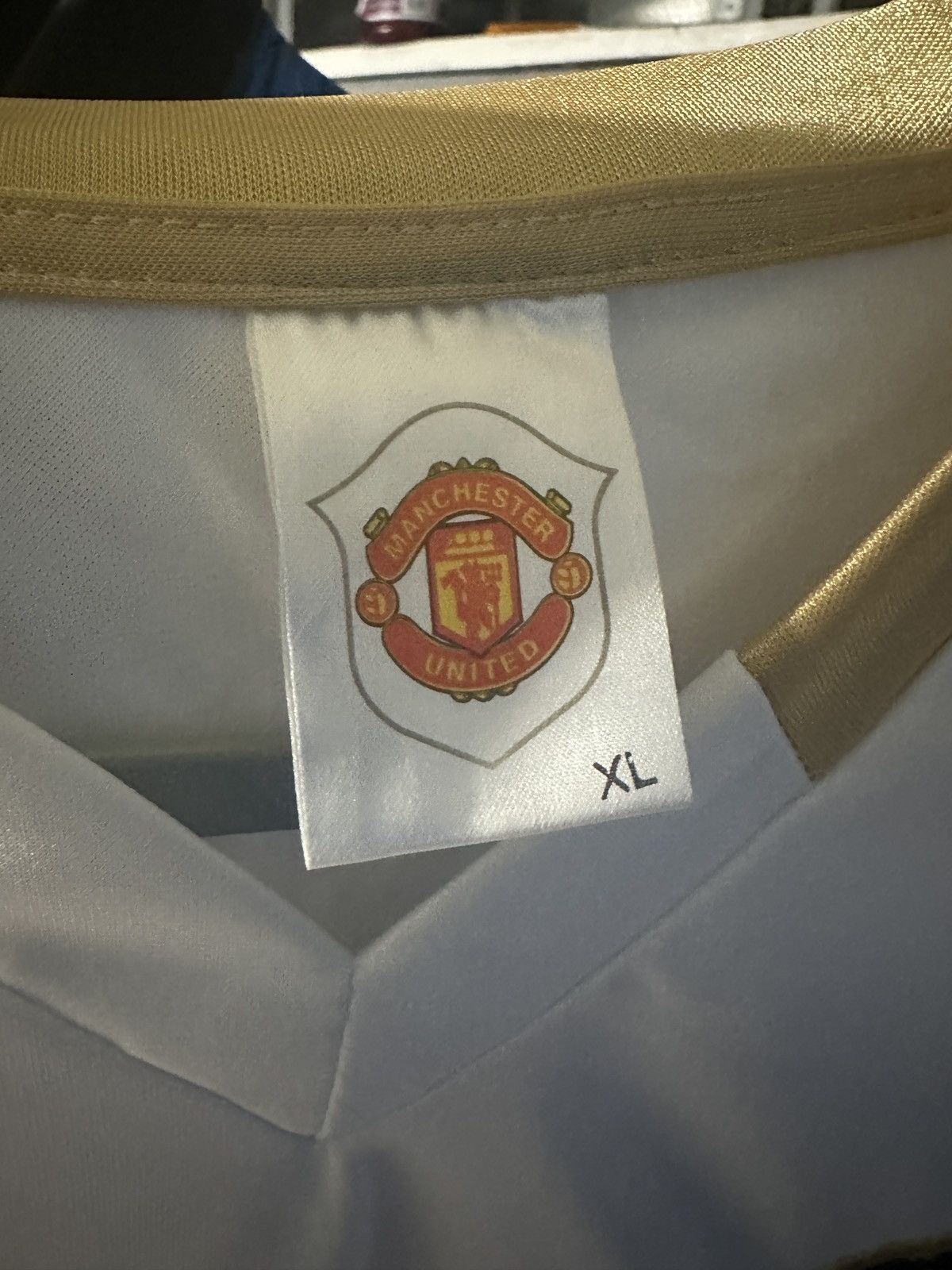 Umbro Vintage Manchester United Soccer Away Jersey #7 Ronaldo Away Size US XL / EU 56 / 4 - 5 Thumbnail