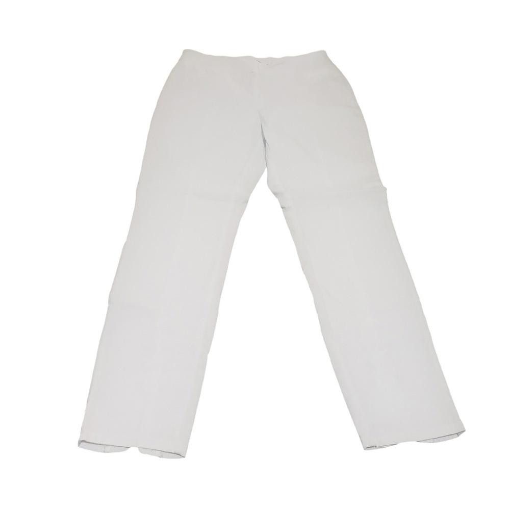 Designer Ethyl White Calf Laced White Jeans 8 Size 30" / US 8 / IT 44 - 1 Thumbnail