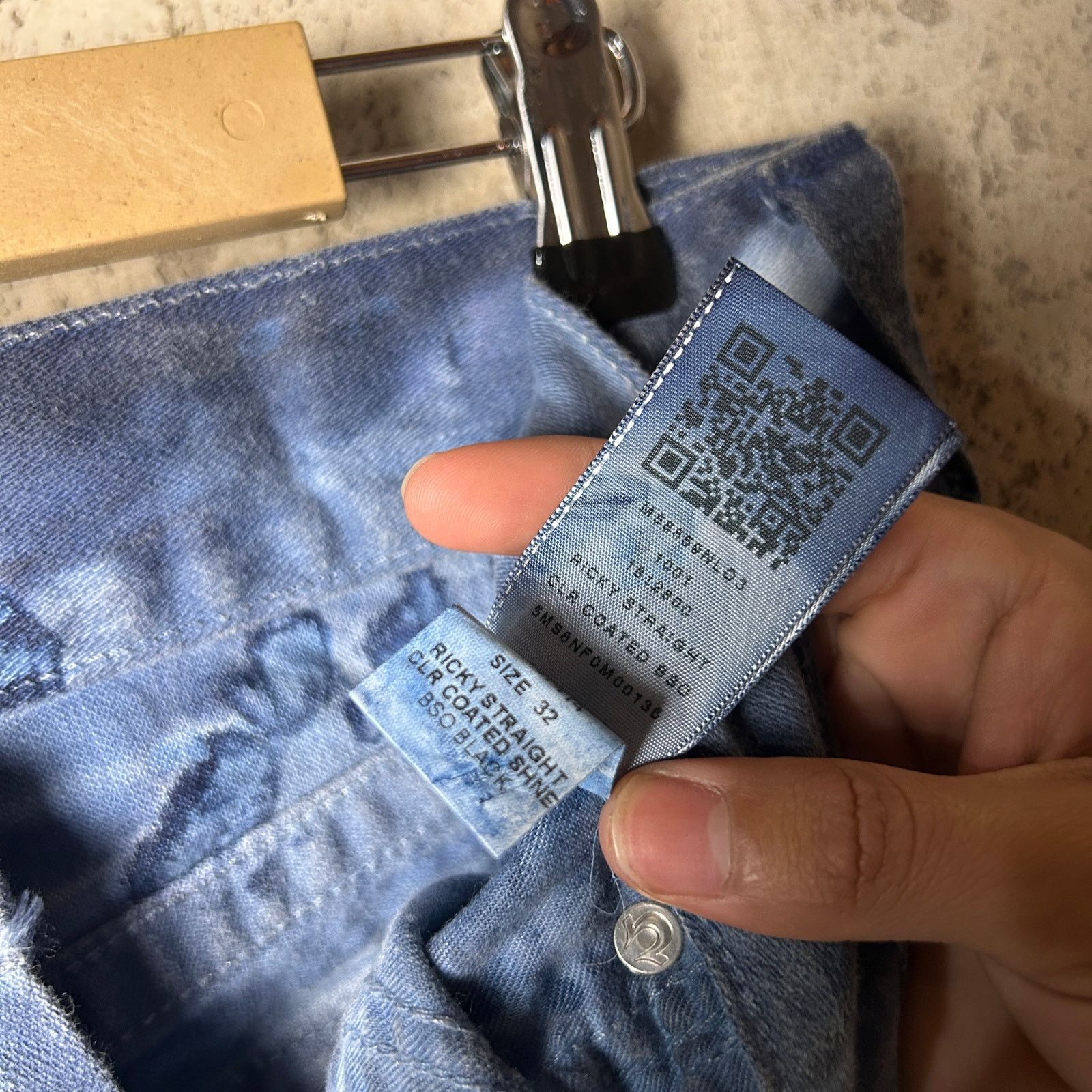 True Religion True Religion Ricky Straight Tie Dye BSO Black 32" Y2K Jeans Size US 32 / EU 48 - 7 Thumbnail