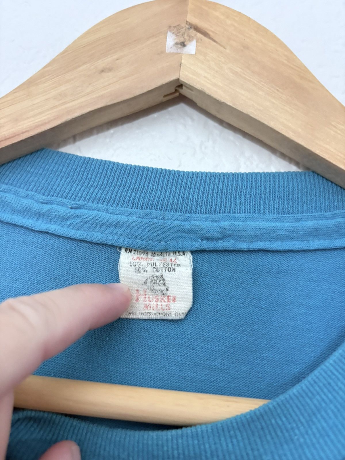 Vintage 80’s Boston, Massachusetts Vintage Faded Blue Tee Size US M / EU 48-50 / 2 - 6 Thumbnail