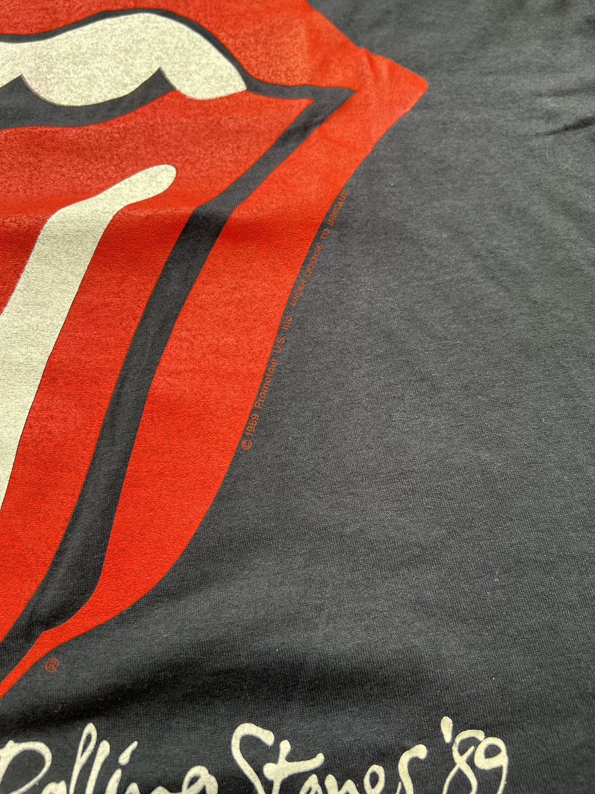 Band Tees Vintage 1989 the rolling stones steelwheels tour tee Size US L / EU 52-54 / 3 - 3 Thumbnail