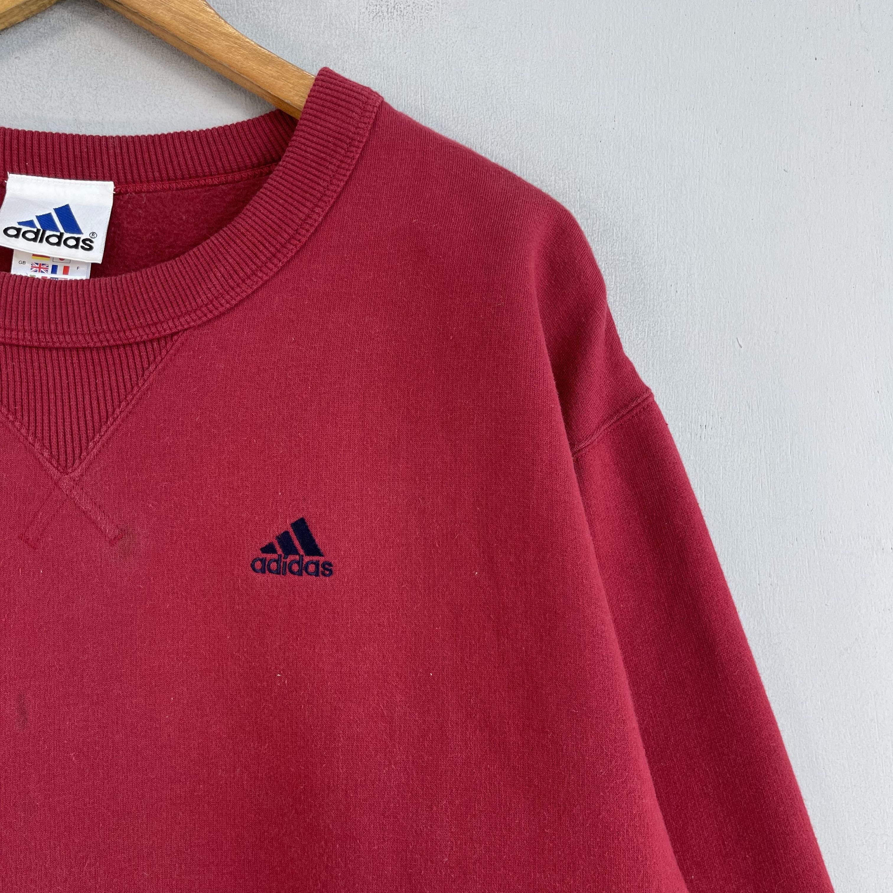 Adidas × Vintage Vintage 90s ADIDAS EQUIPMENT Crewneck Sweatshirt Size US L / EU 52-54 / 3 - 3 Thumbnail