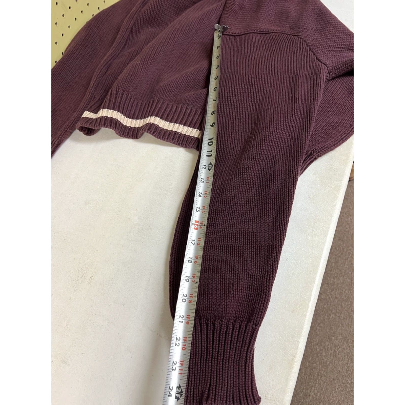 Ralph Lauren VINTAGE Ralph Lauren Polo Sweater Mens M Red Knit Pony Sweatshirt Maroon Size US M / EU 48-50 / 2 - 7 Thumbnail