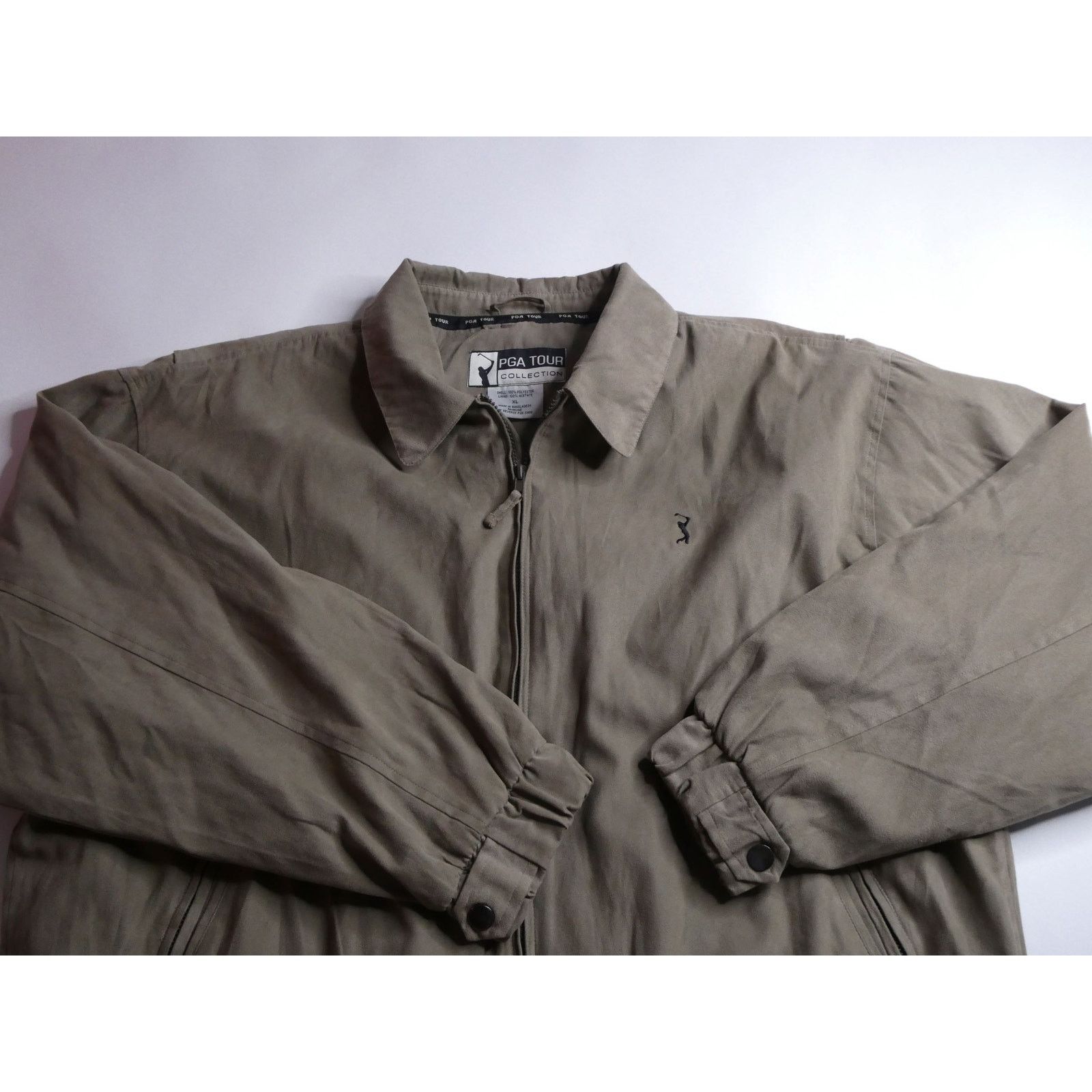 PGA Tour PGA Tour Collection full zip jacket, XL, khaki Size US XL / EU 56 / 4 - 6 Thumbnail