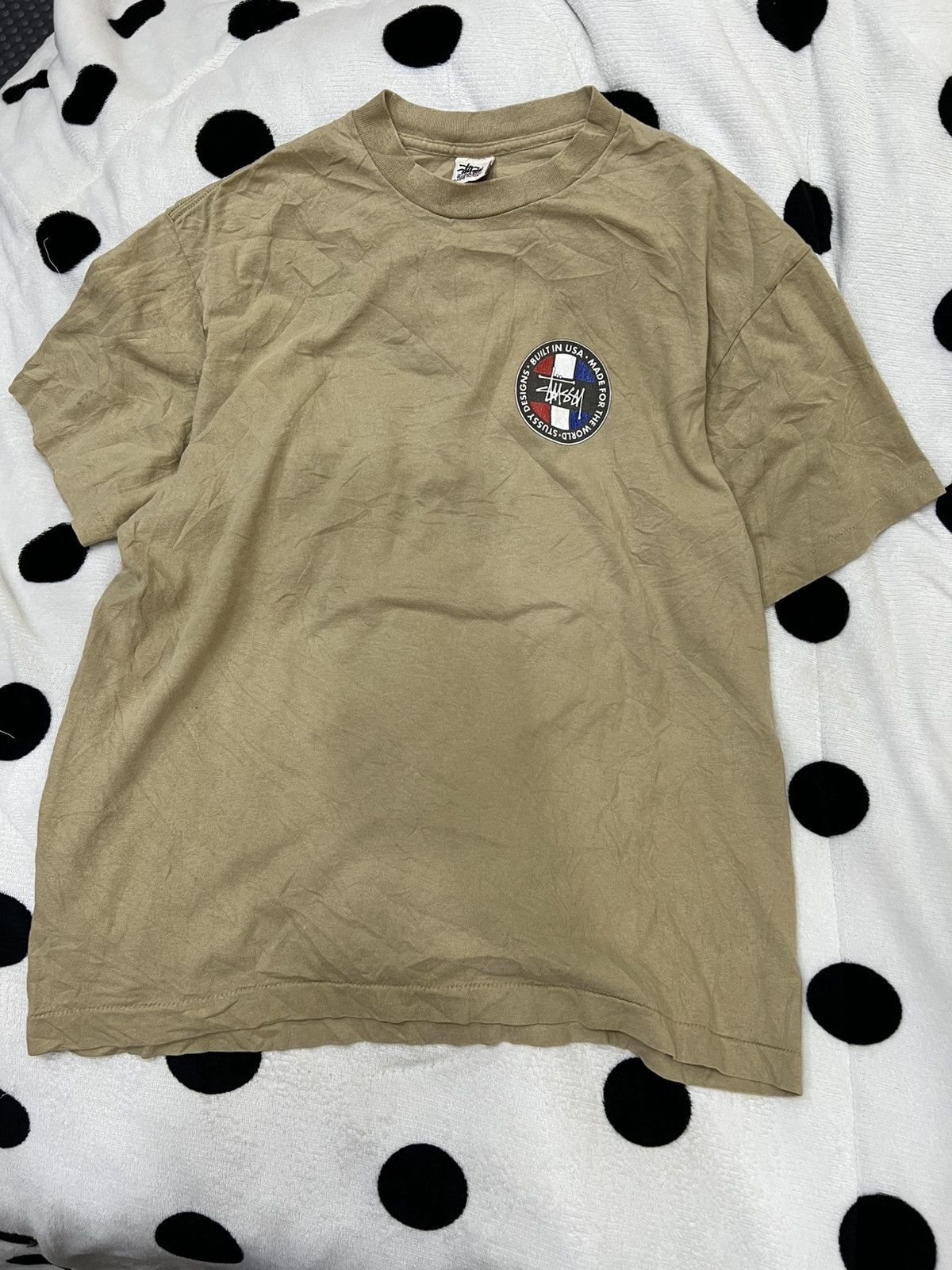 Stussy Vintage 90s Stussy “Built in USA Made For The World” Tshirt Size US XL / EU 56 / 4 - 2 Thumbnail