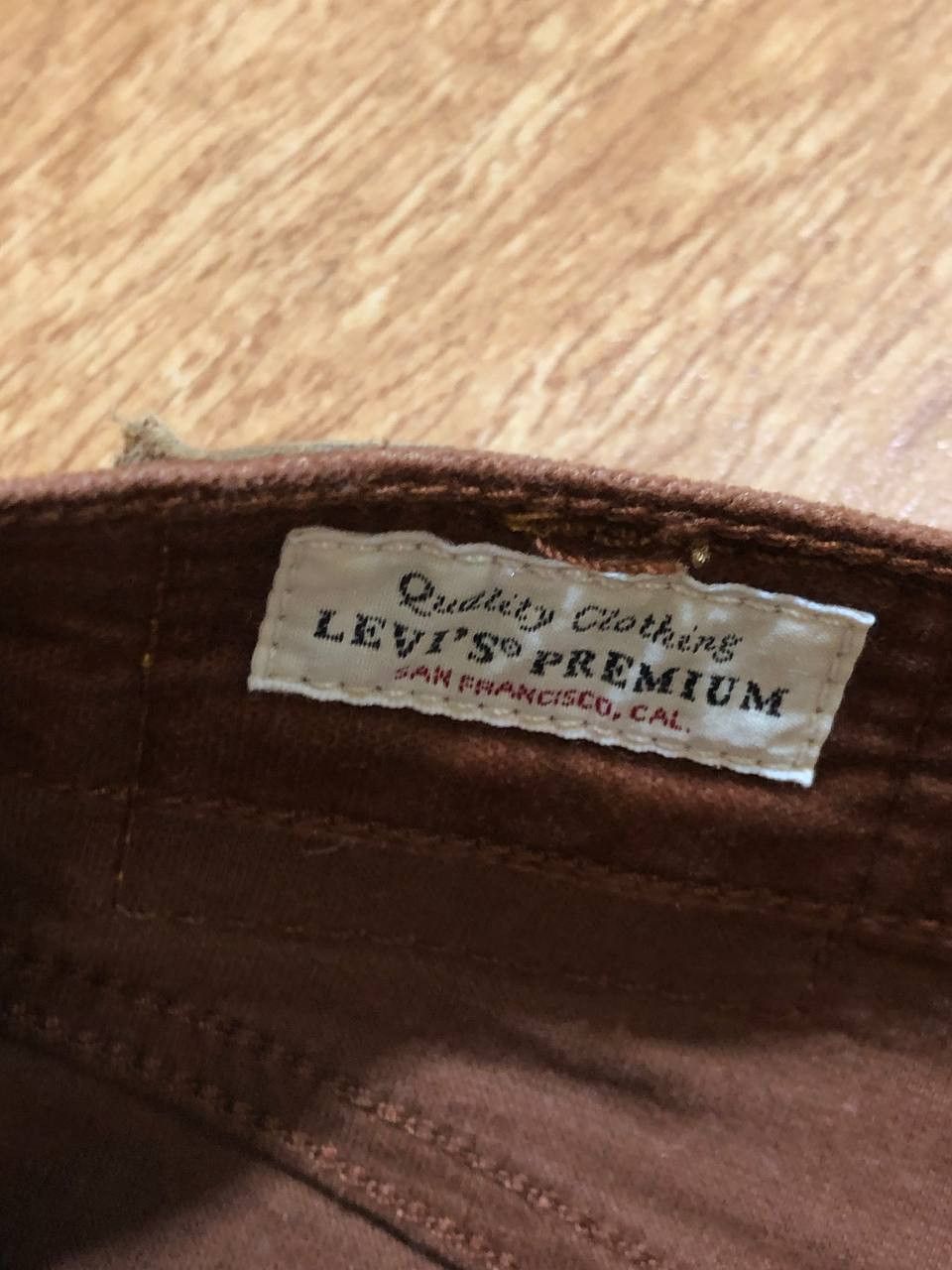 Levi's Levi's Premium Denim VELVET PANTS Size 31" - 2 Thumbnail