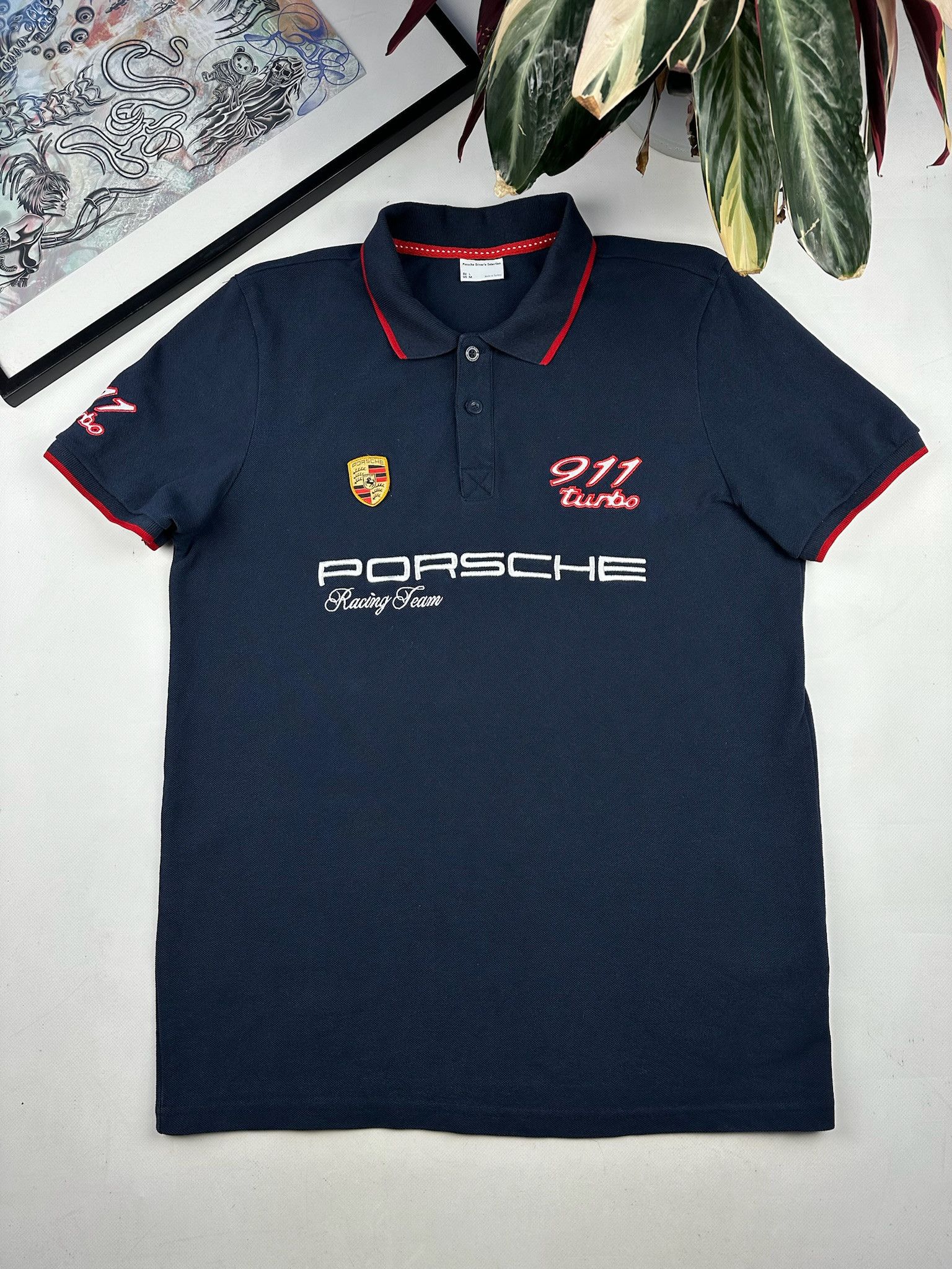 Vintage Porsche Polo T-Shirt 911