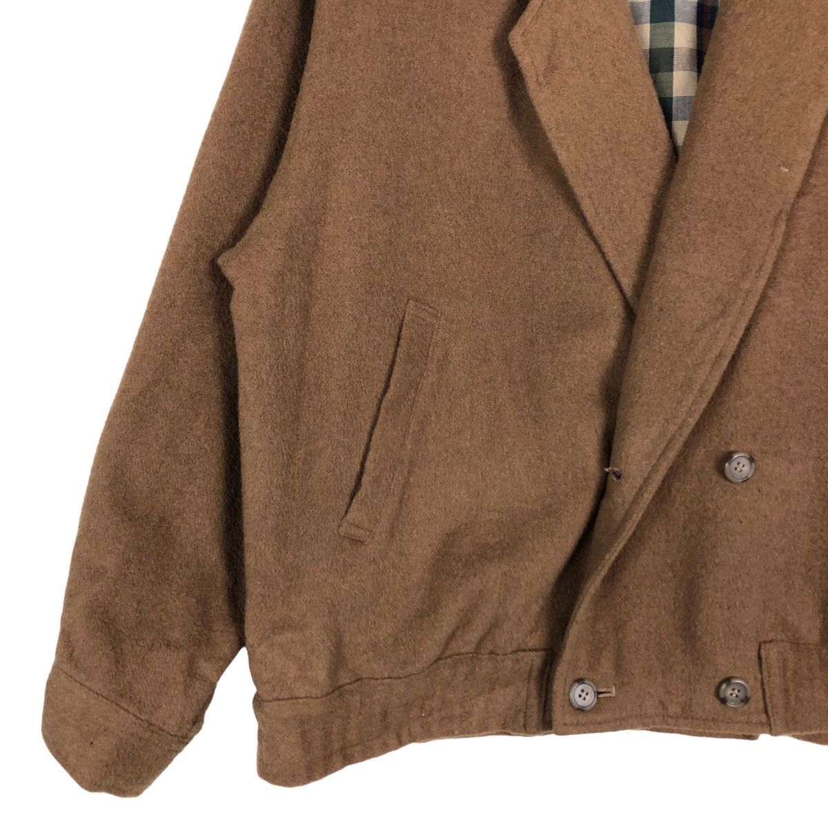 Issey Miyake 🔥Vintage Wool Jacket Memphis Japan Blanket Lining Size US L / EU 52-54 / 3 - 4 Thumbnail