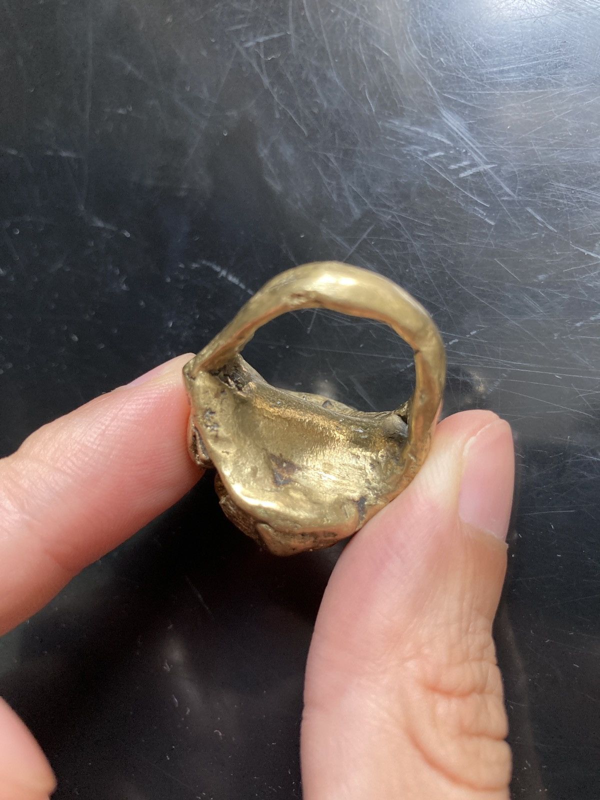 Rick Owens Rick Owens x Christiane Billet pre Hunrod Ltd. Bronze Ring Size ONE SIZE - 10 Thumbnail