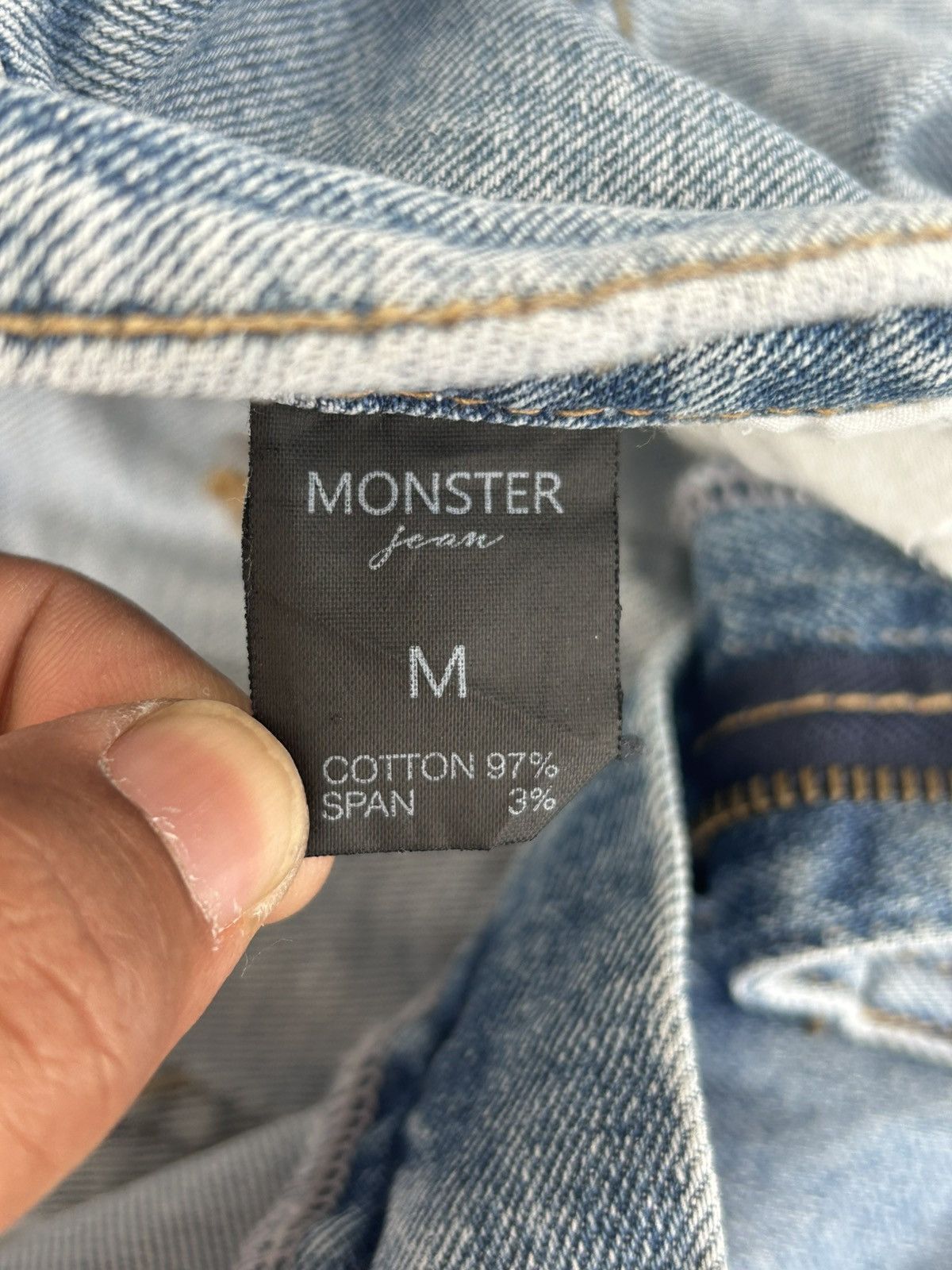 Japanese Brand Monster Japan Flare Denim Jeans Size US 28 / EU 44 - 14 Thumbnail