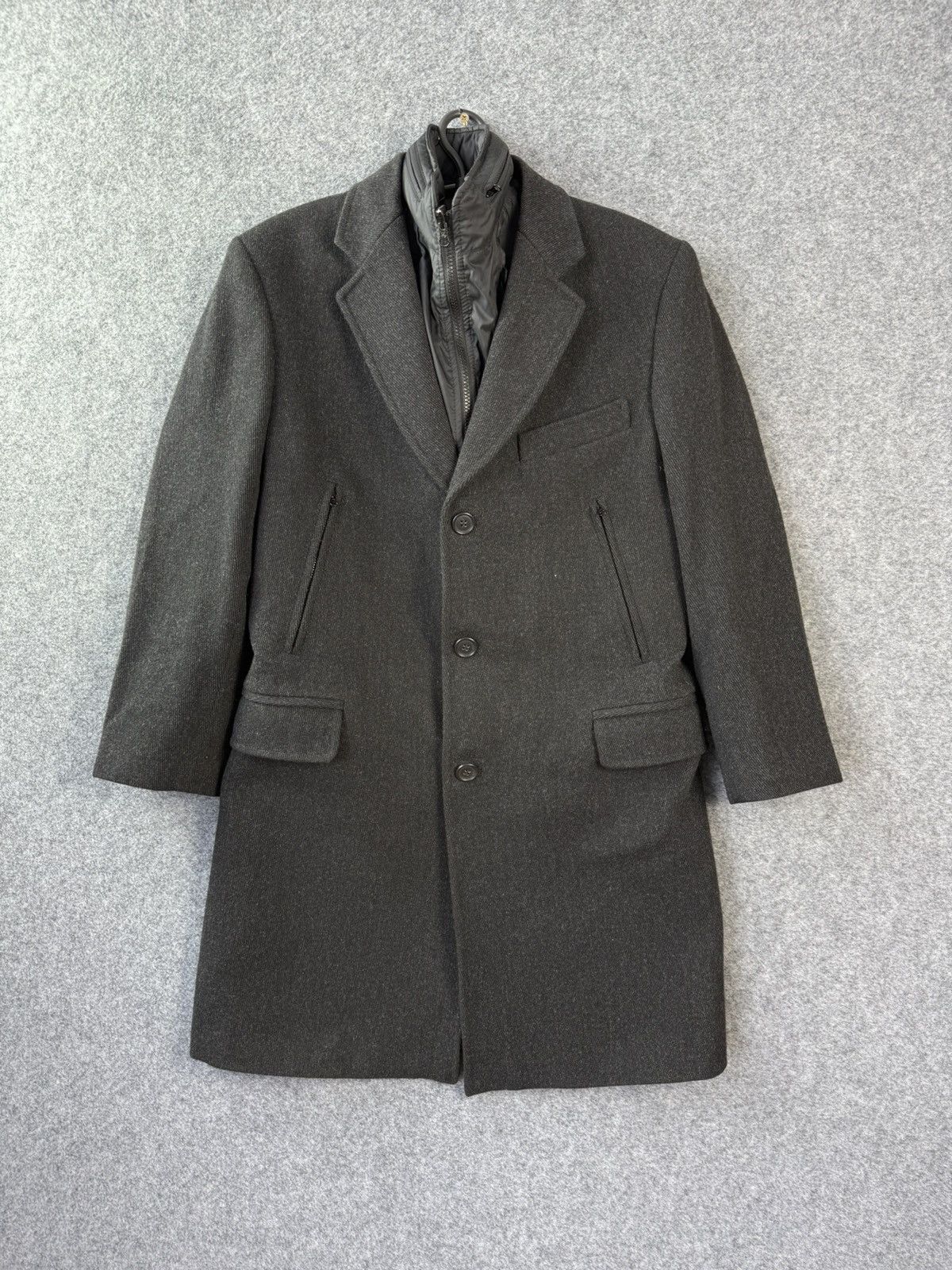 Fay Fay Double Lining Coat Men’s Gray Made in Italy Size S Size US S / EU 44-46 / 1 - 1 Thumbnail