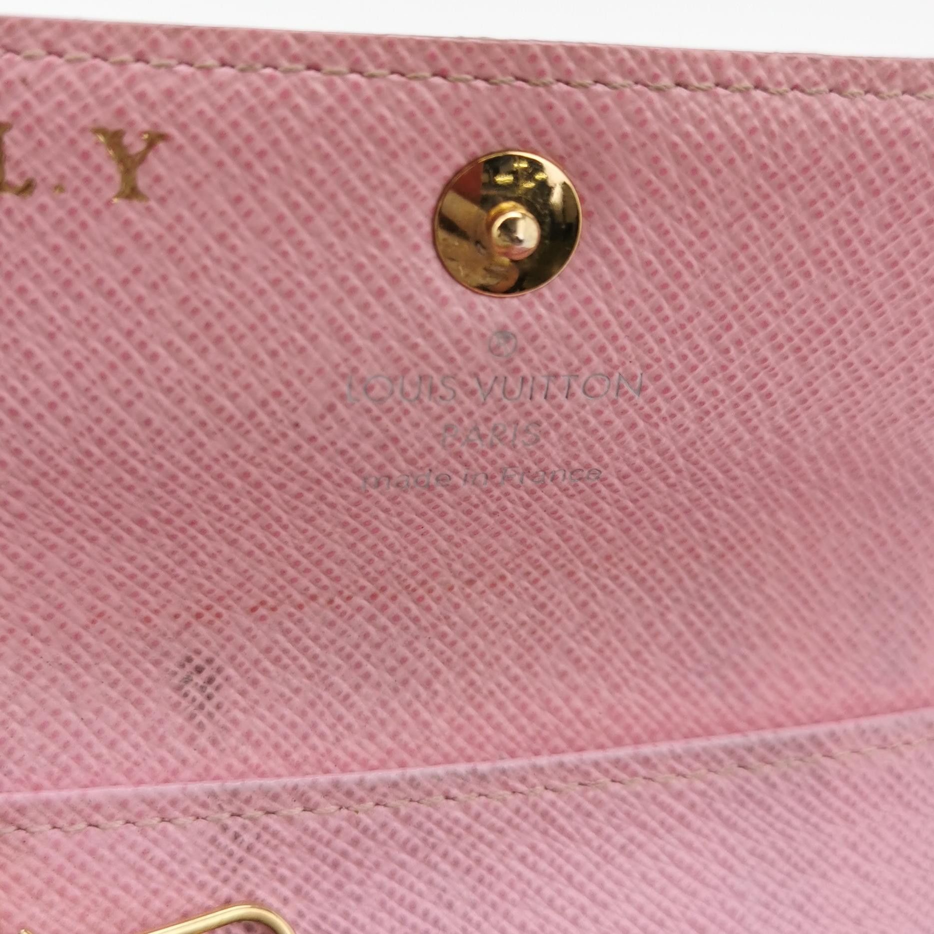 Louis Vuitton Louis Vuitton (LV) white tri-color snap button key bag -y25 Size ONE SIZE - 3 Thumbnail