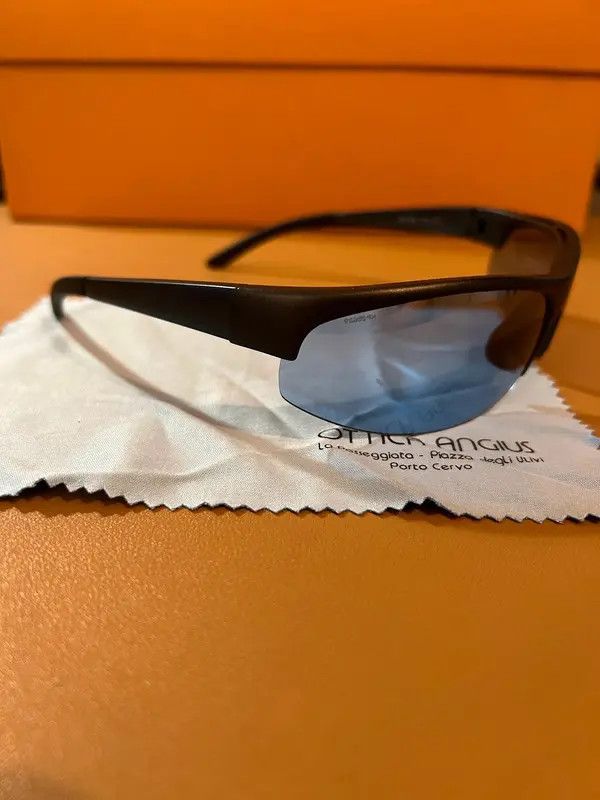 Prada × Vintage PRADA Sunglasses Sport Symbol Wrap Shield Ski Mask Size ONE SIZE - 3 Thumbnail