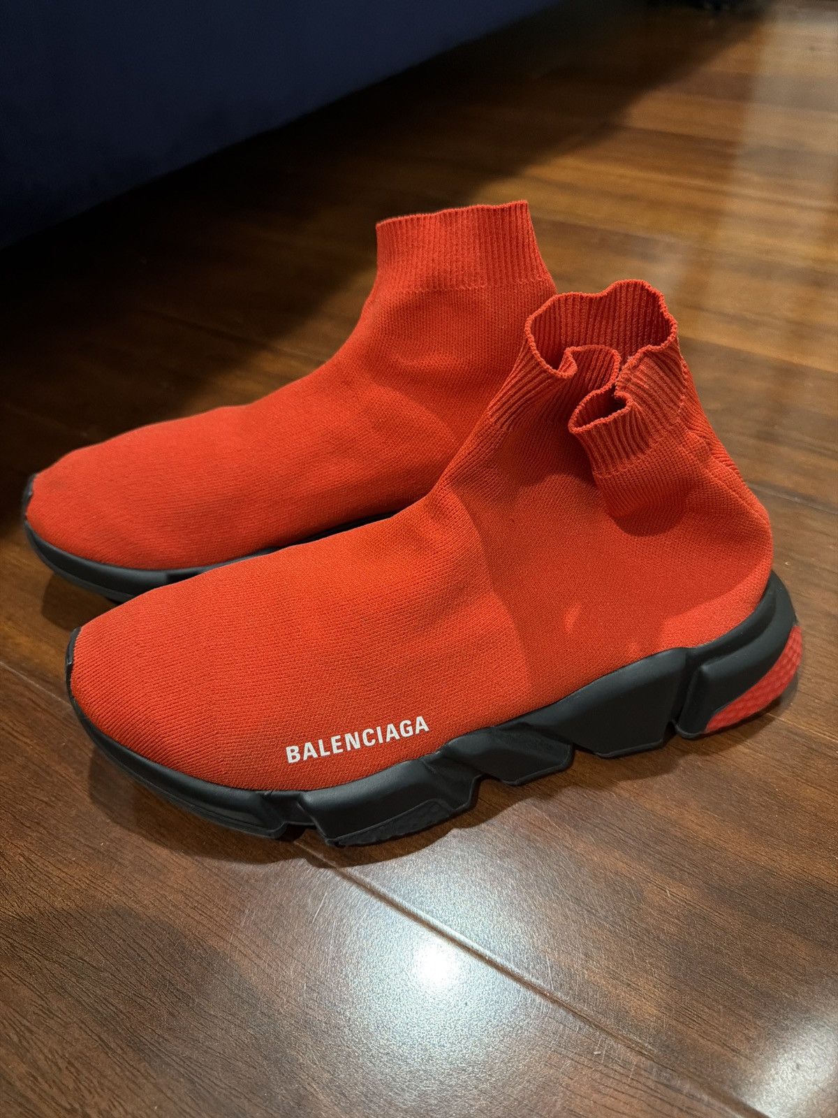 Balenciaga Balenciaga Speed Trainers Red Size US 8 / EU 41 - 6 Thumbnail