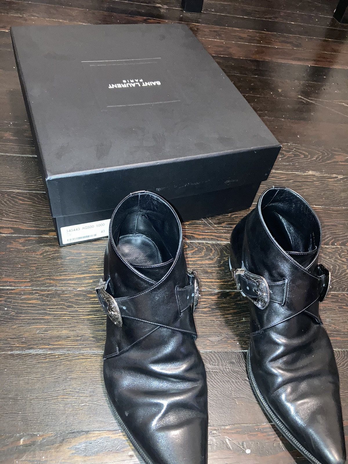 【ニック】SAINT LAURENT PARIS ジョッパーブーツ 43 ニック】SAINT LAURENT PARIS ジョッパーブーツ 43 ニック