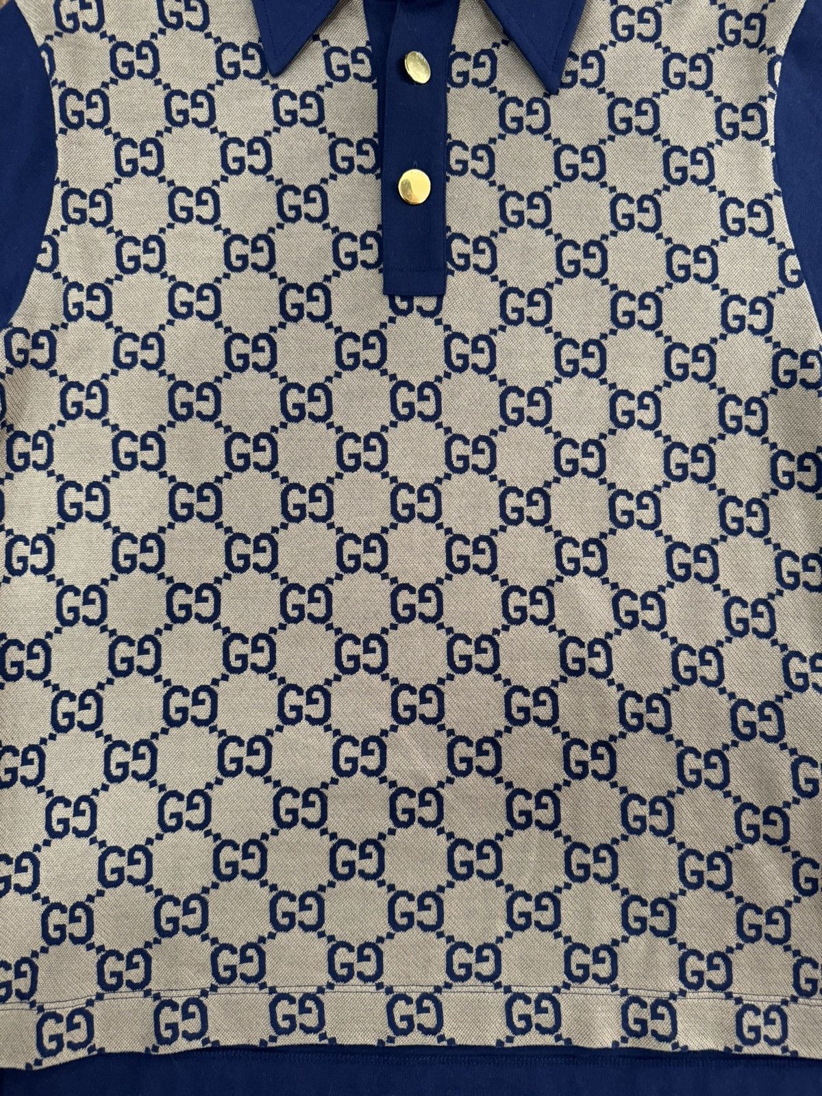 Gucci GG STRETCH COTTON POLO Size US XS / EU 42 / 0 - 6 Thumbnail