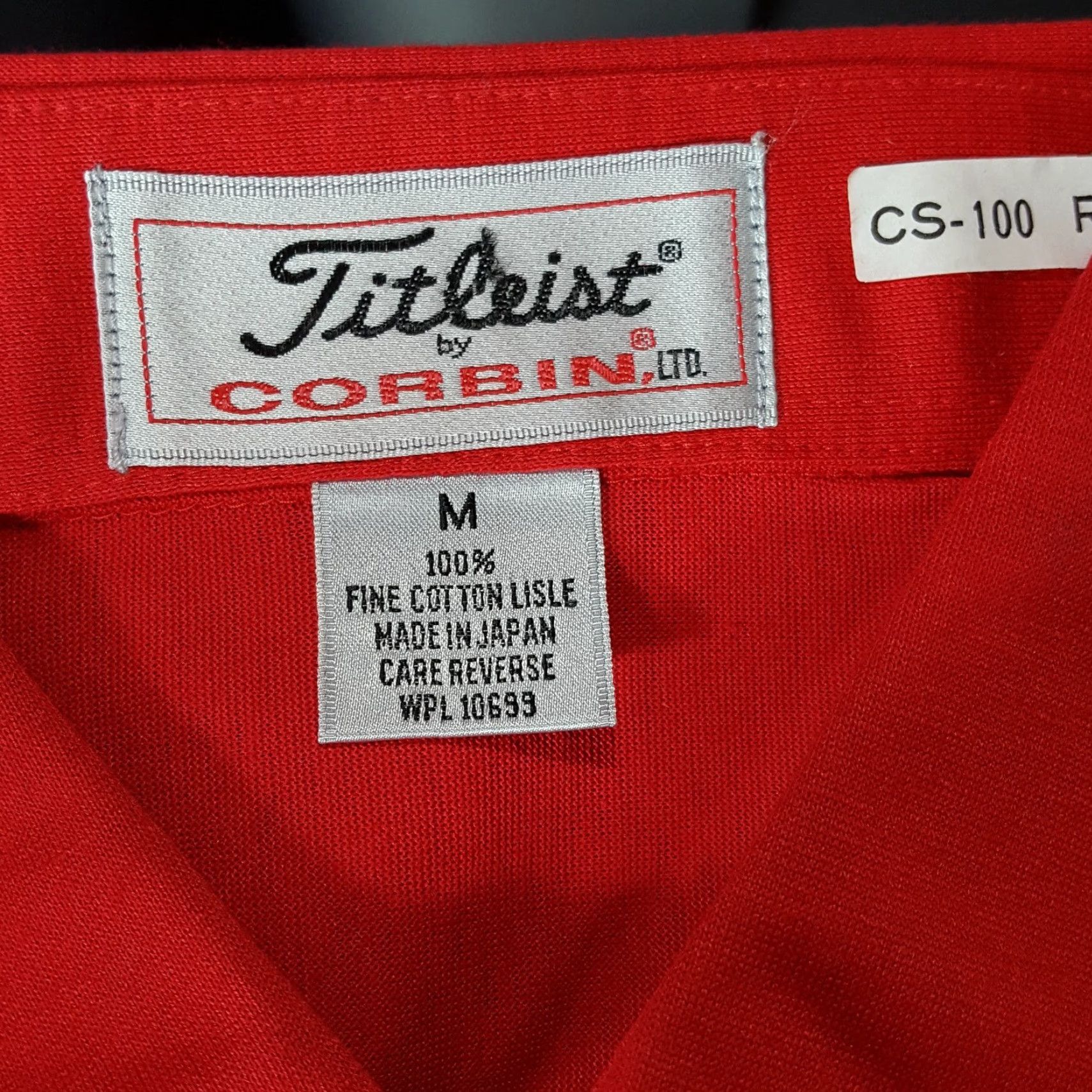Titleist VINTAGE Titleist Golf Polo Shirt Men M Red Collared PGA Pullover Short Sleeve Knit Cotton Baseball? Size US M / EU 48-50 / 2 - 6 Thumbnail