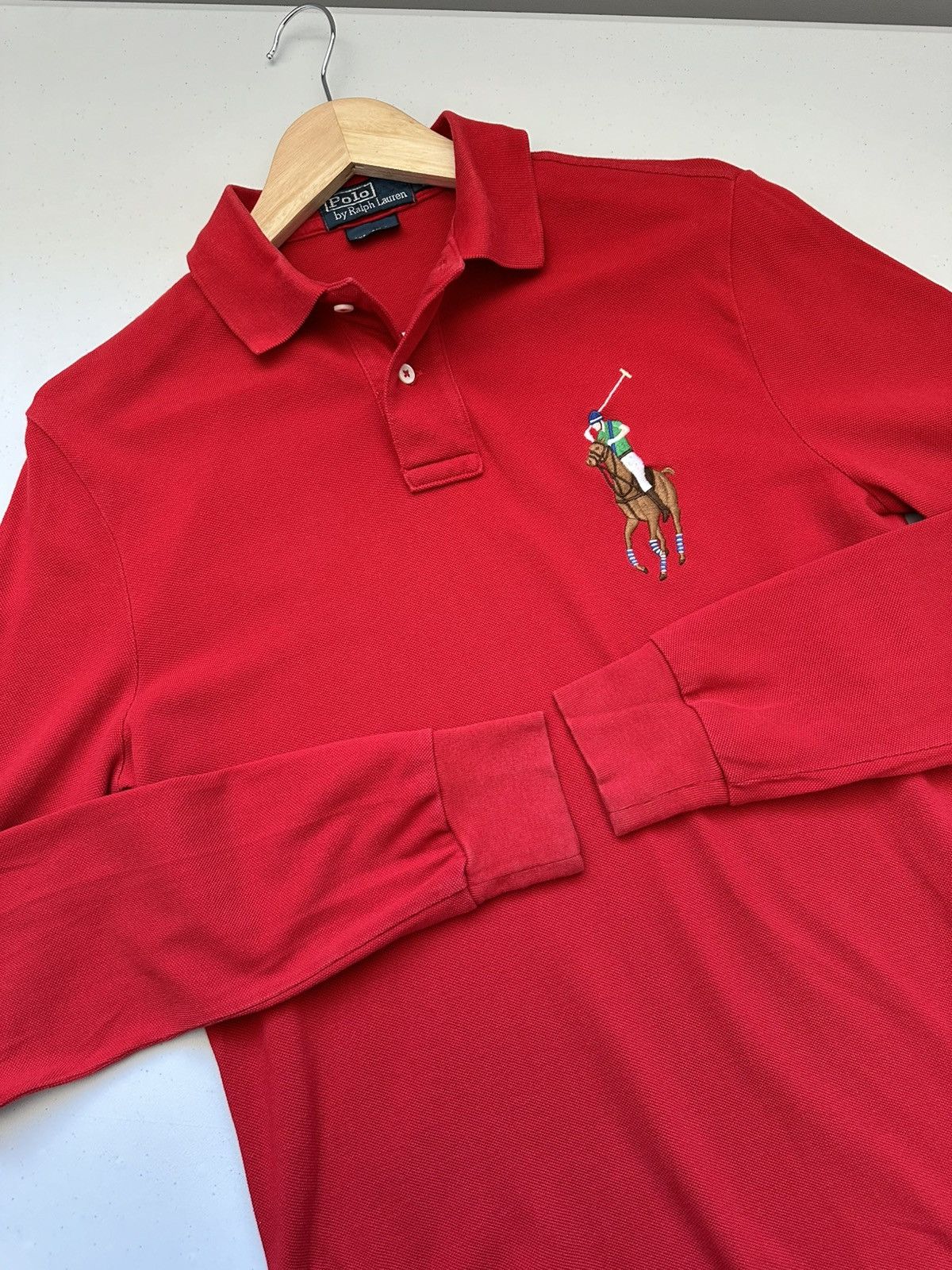 Polo Ralph Lauren × Rugby Ralph Lauren × Vintage Vintage 90s Polo Ralph Lauren Y2k Rugby Shirt Big Pony Size US S / EU 44-46 / 1 - 7 Thumbnail